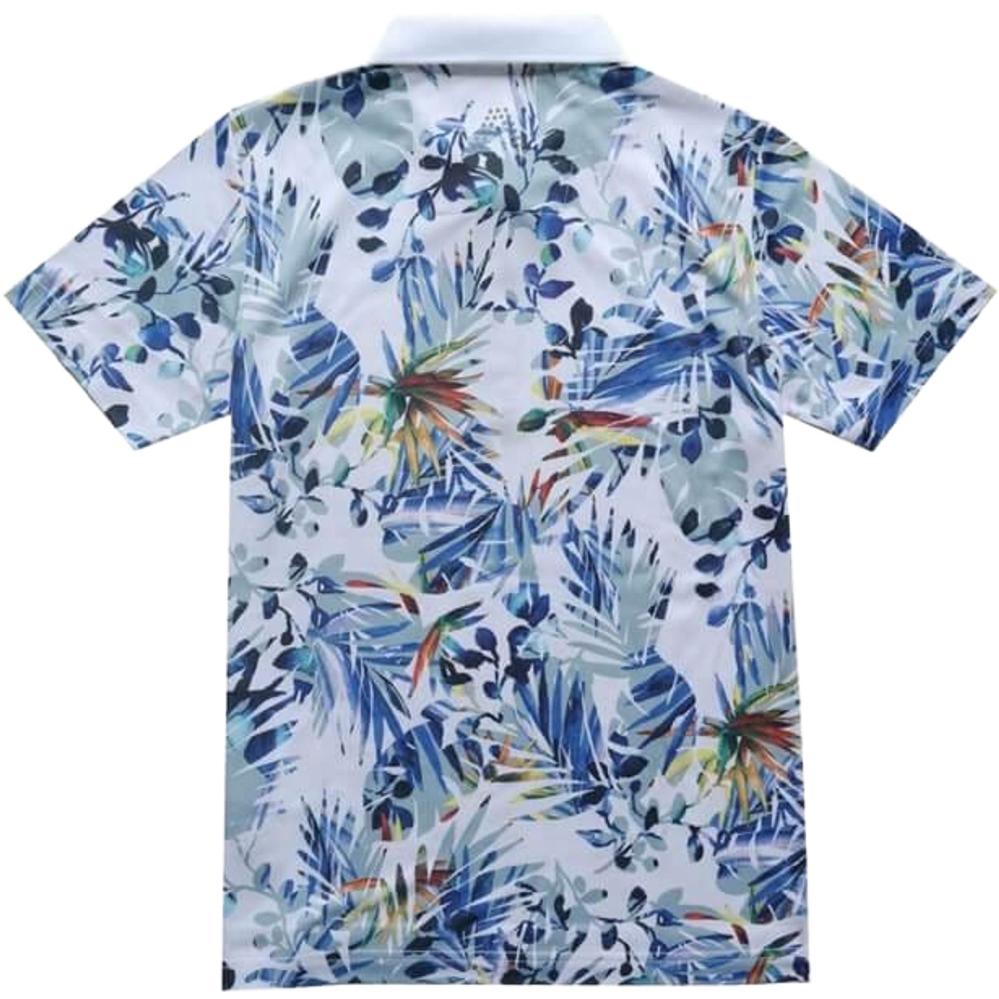 Alberto June Hawaii Print Polo Herren