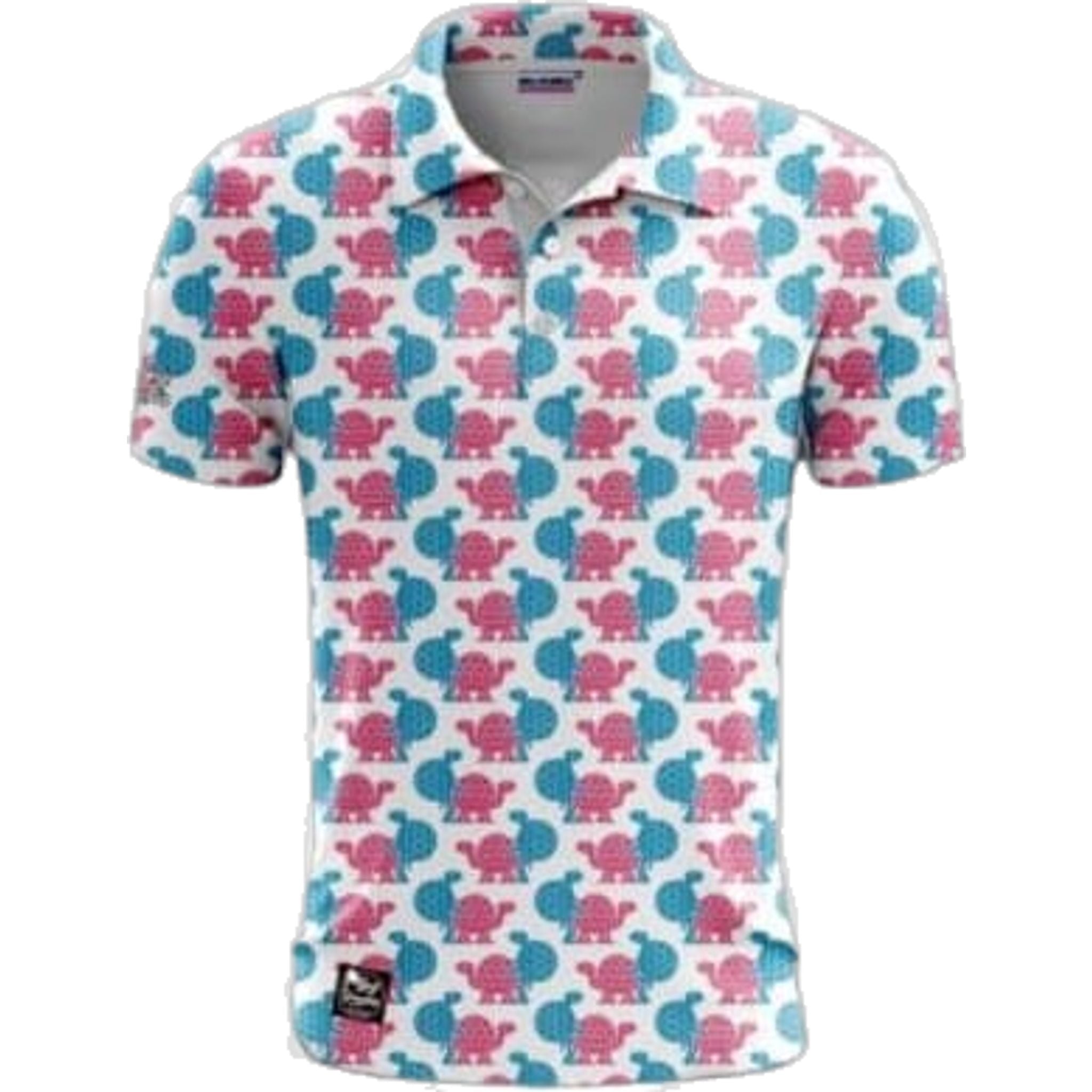 Golf Rowdies Love Turtles Polo Herren