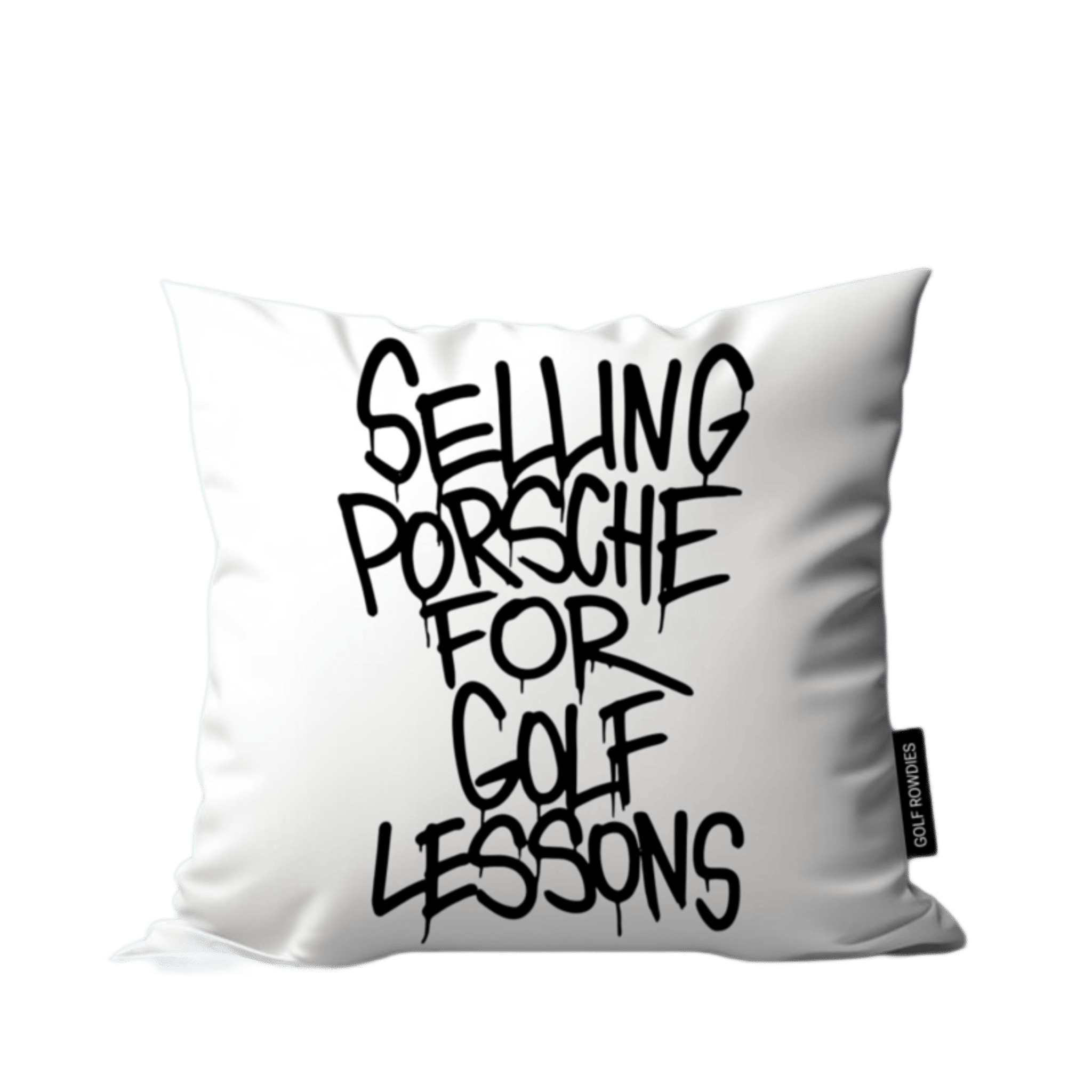 Golf Rowdies Selling Porsche for Golf Lessons Kissenhülle