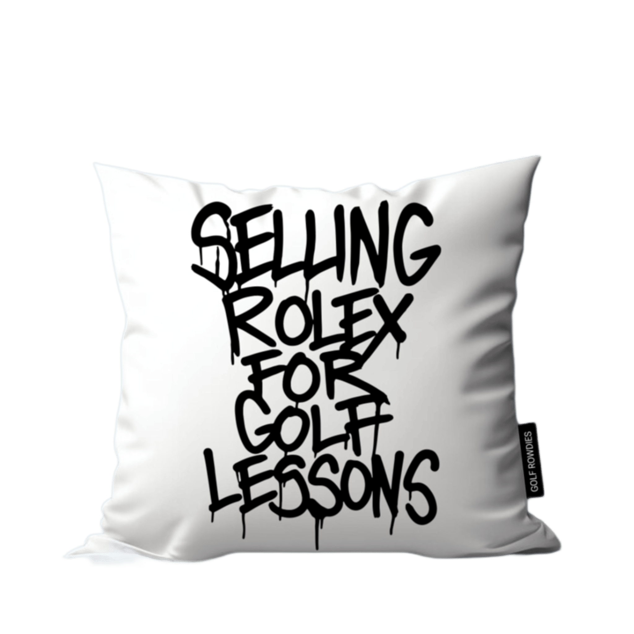 Golf Rowdies Selling Rolex for Golf Lessons Kissenhülle