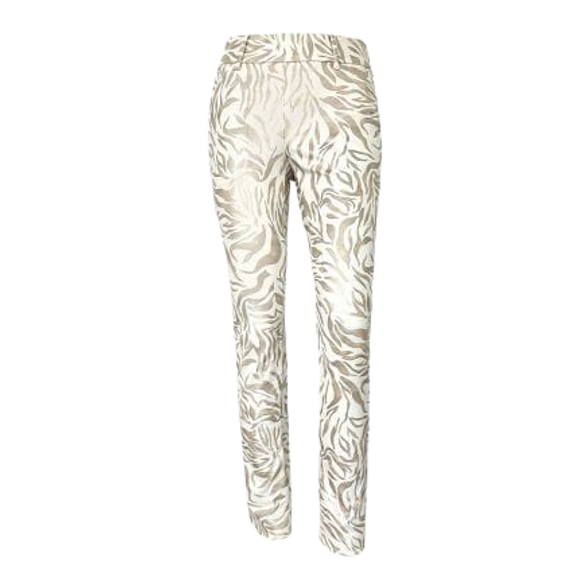 Alberto LUCY - Golden Print Jersey Golfhose Damen