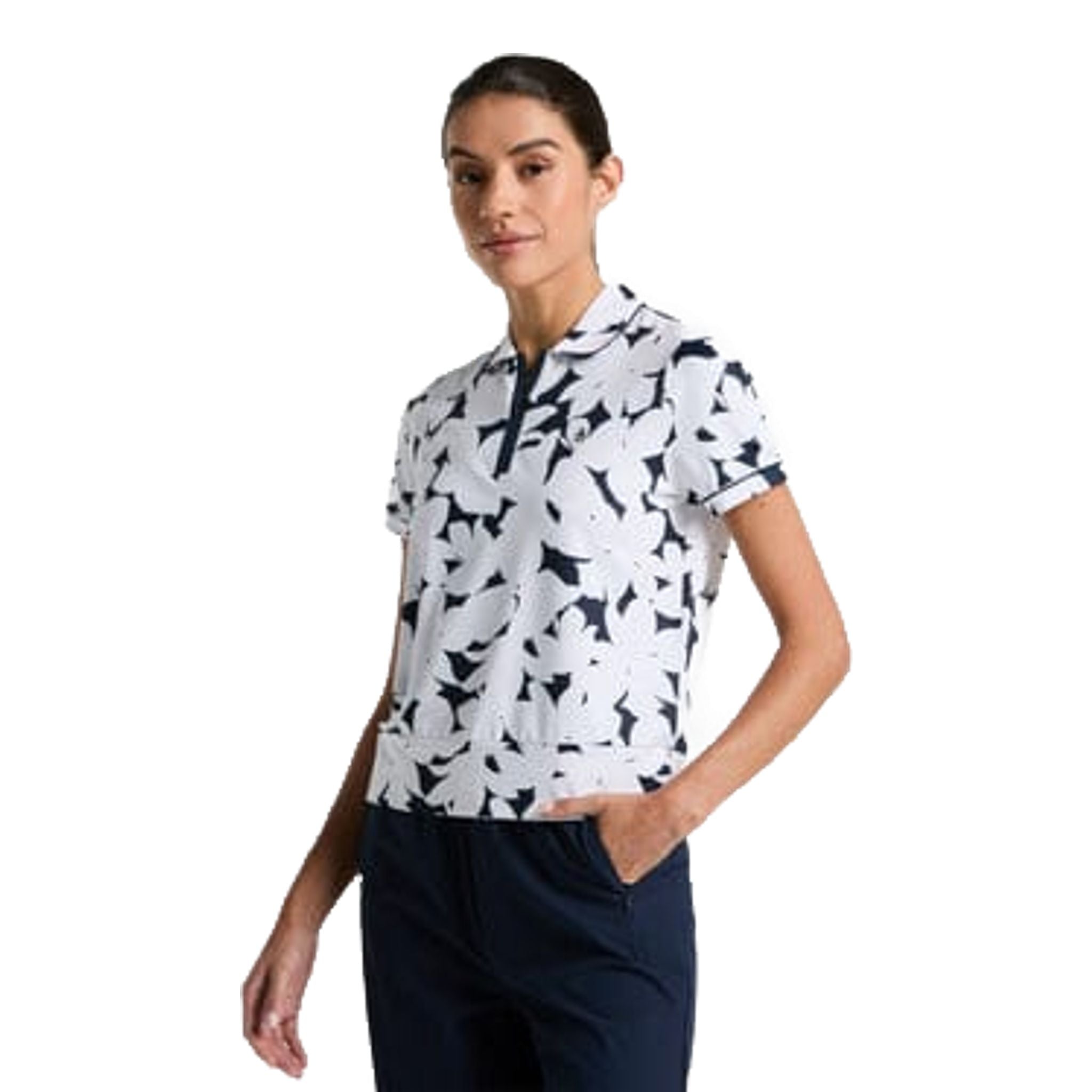 Original Penguin Riviera Floral Polo Damen