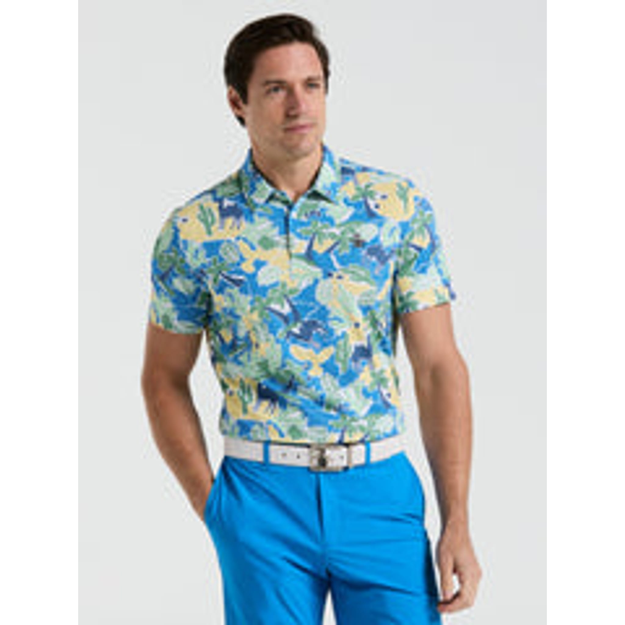 Original Penguin Ibiza Earl Print Polo Herren