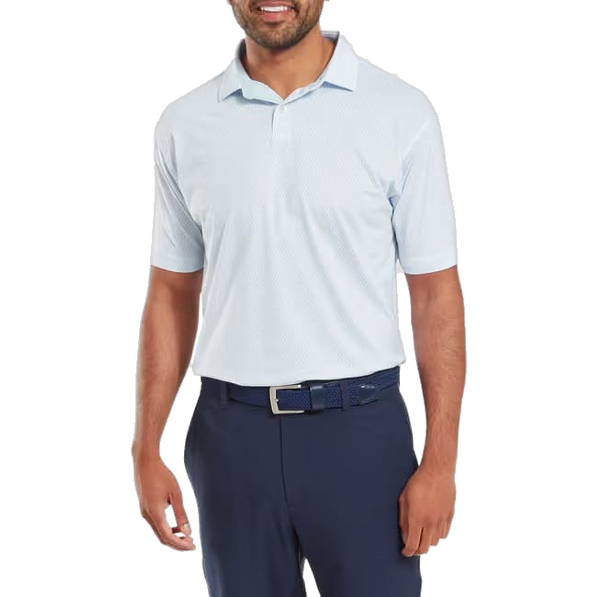 Footjoy Irongate Print Lisle Polo Herren