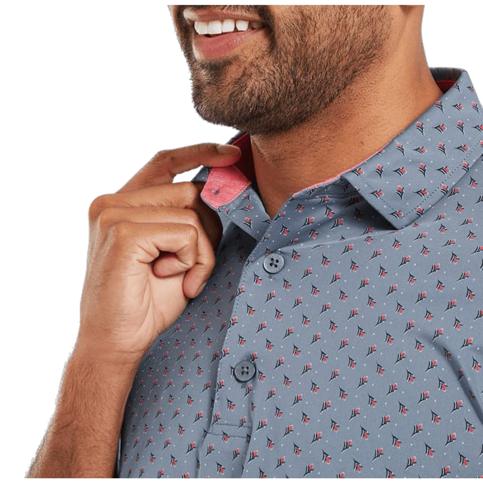 Footjoy Flower Bud Polo Men