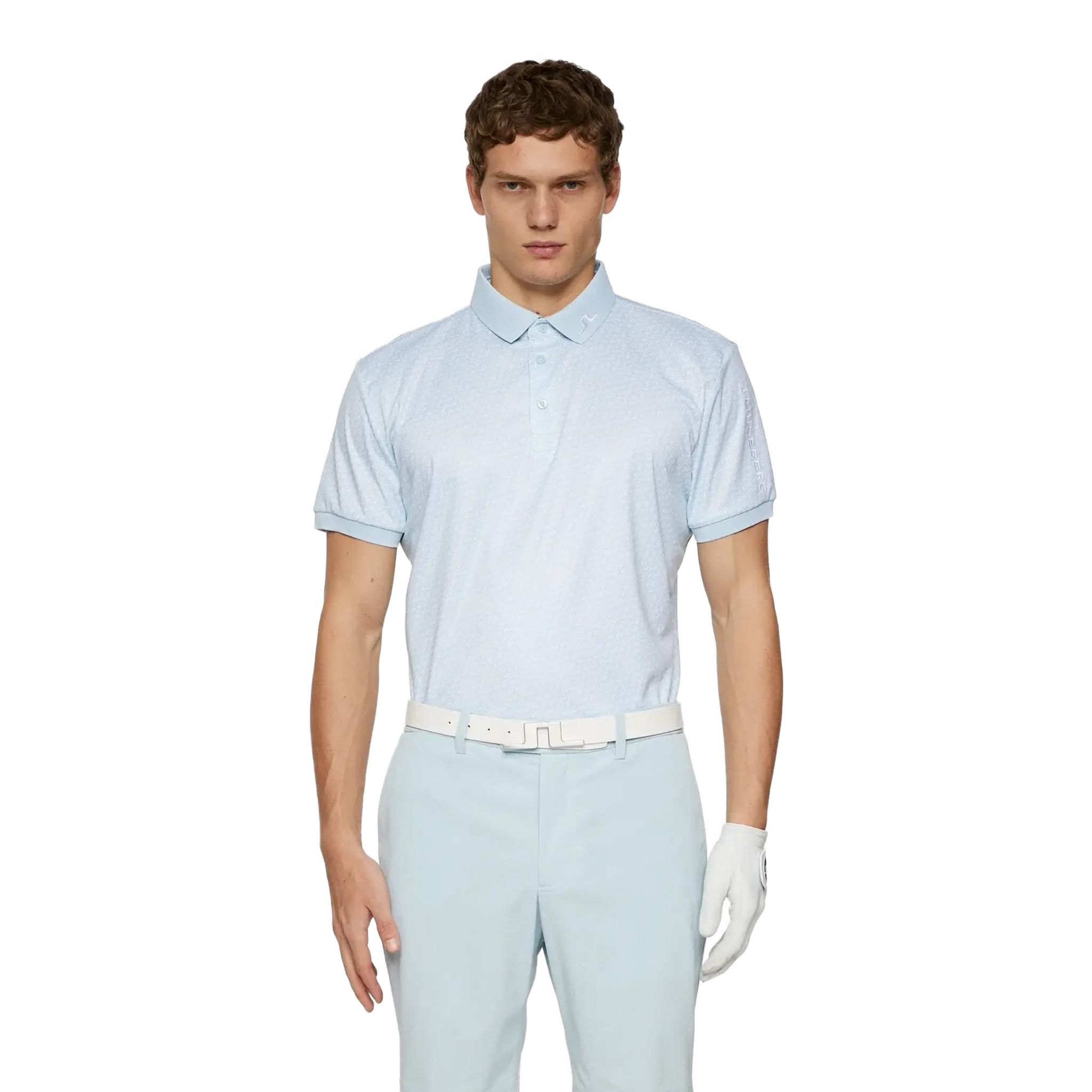 J. Lindeberg Tour Tech Print Polo Herren