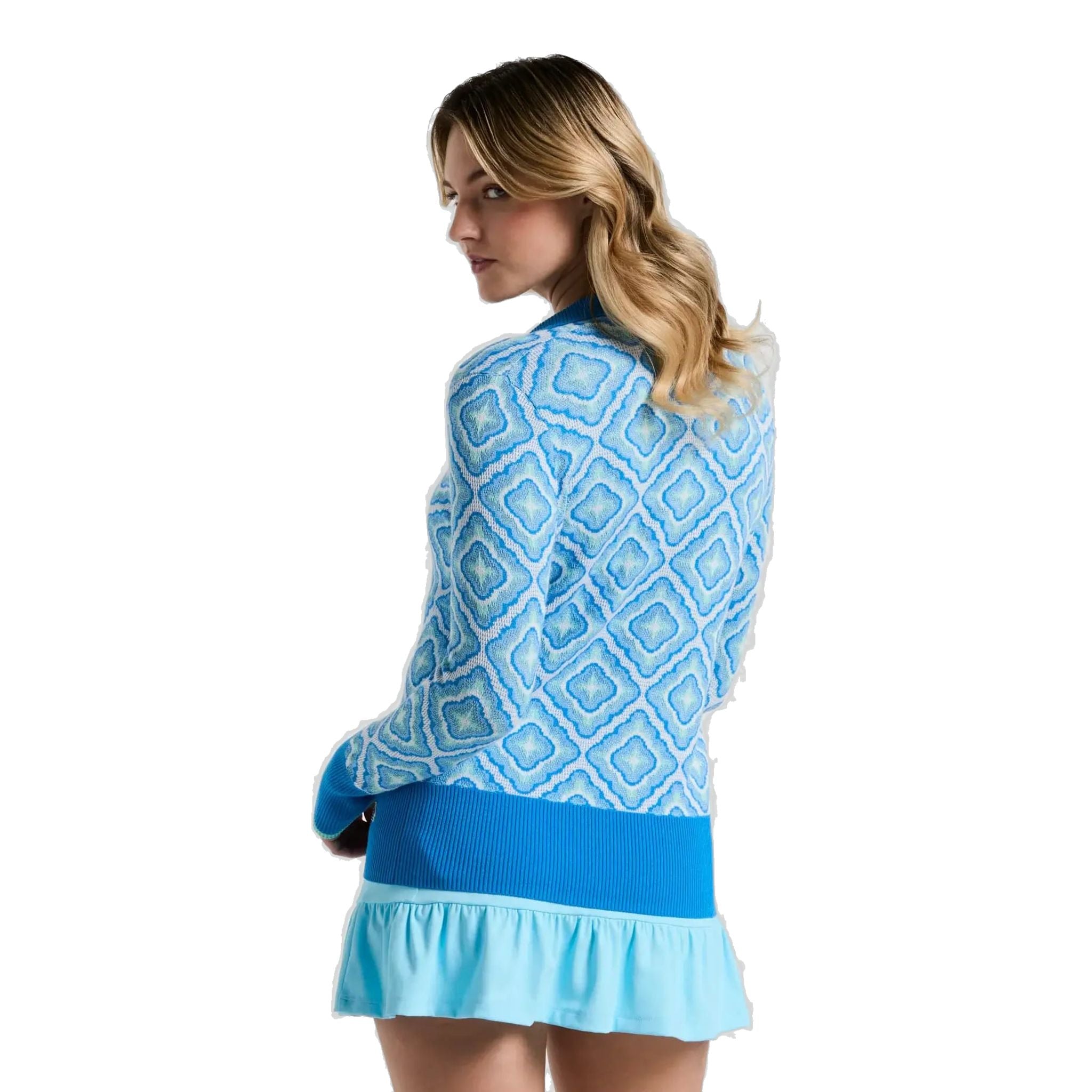 Originální dámský svetr Penguin Lattice Jacquard