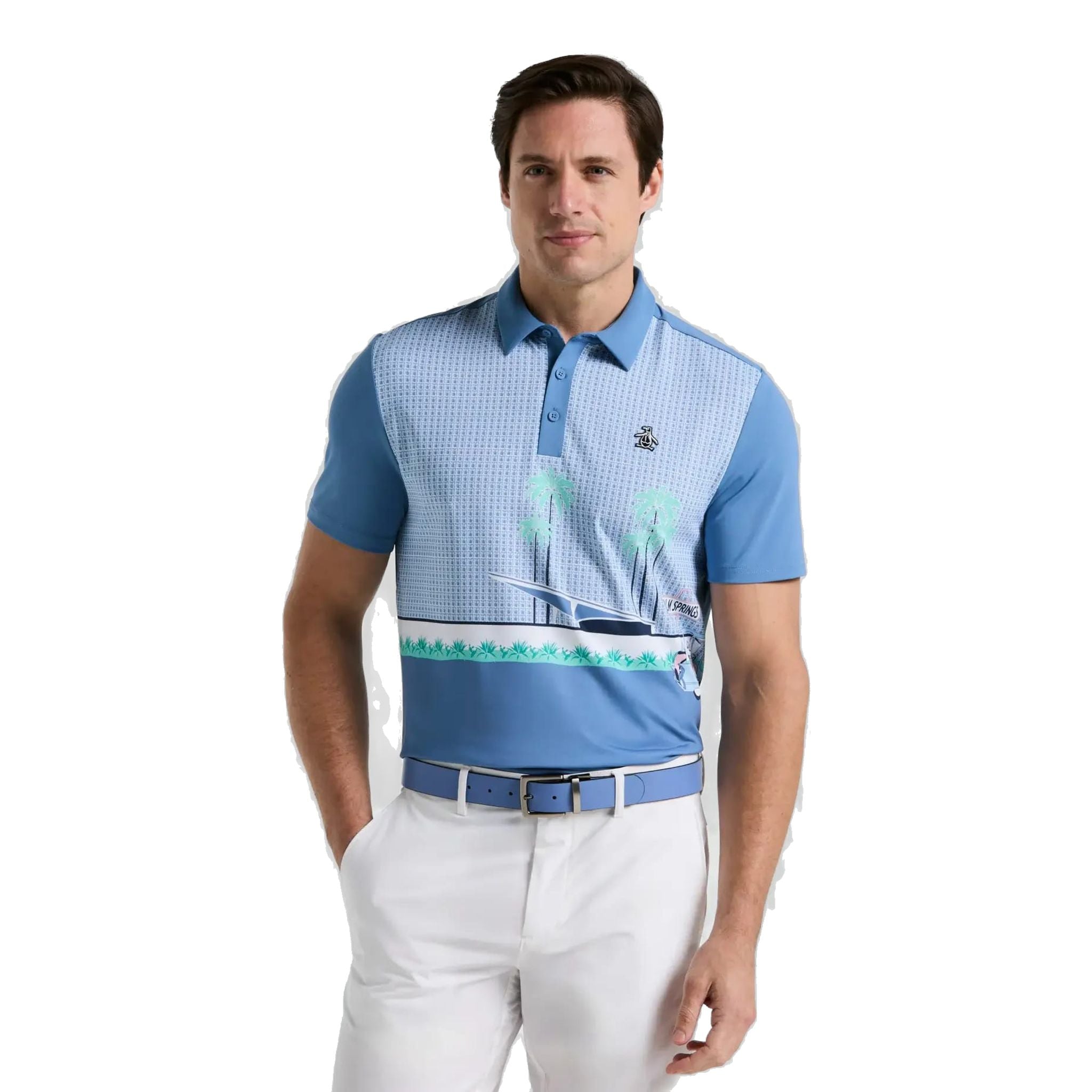 Original Penguin Palm Springs Block Polo Herren