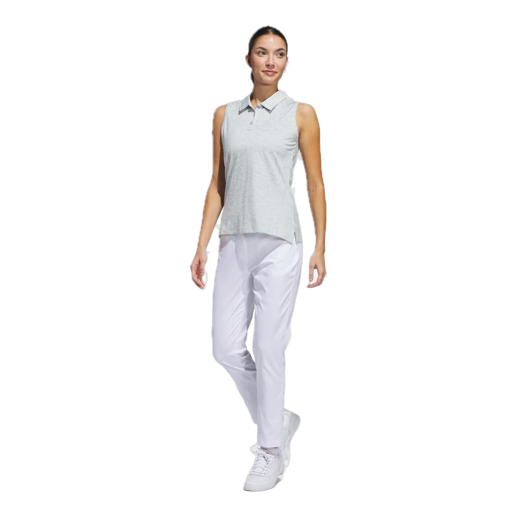 Adidas Ultimate365 Jacquard Sleeveless Polo Damen