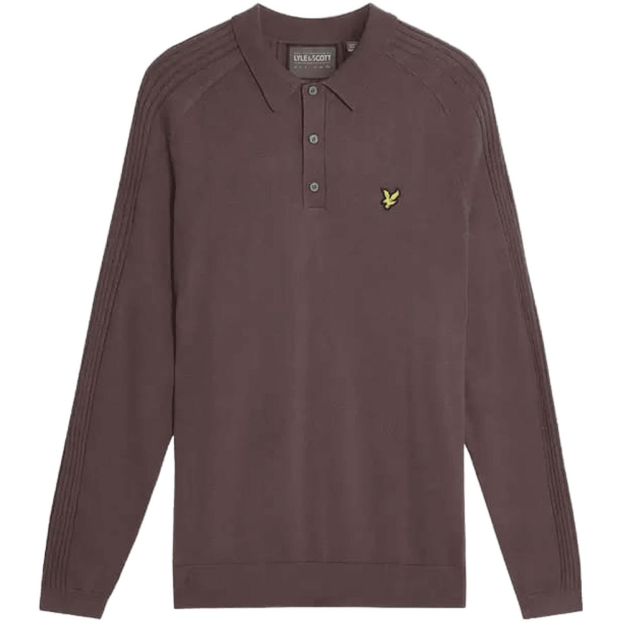 Lyle & Scott Golf Long Sleeve Knitted Polo Herren
