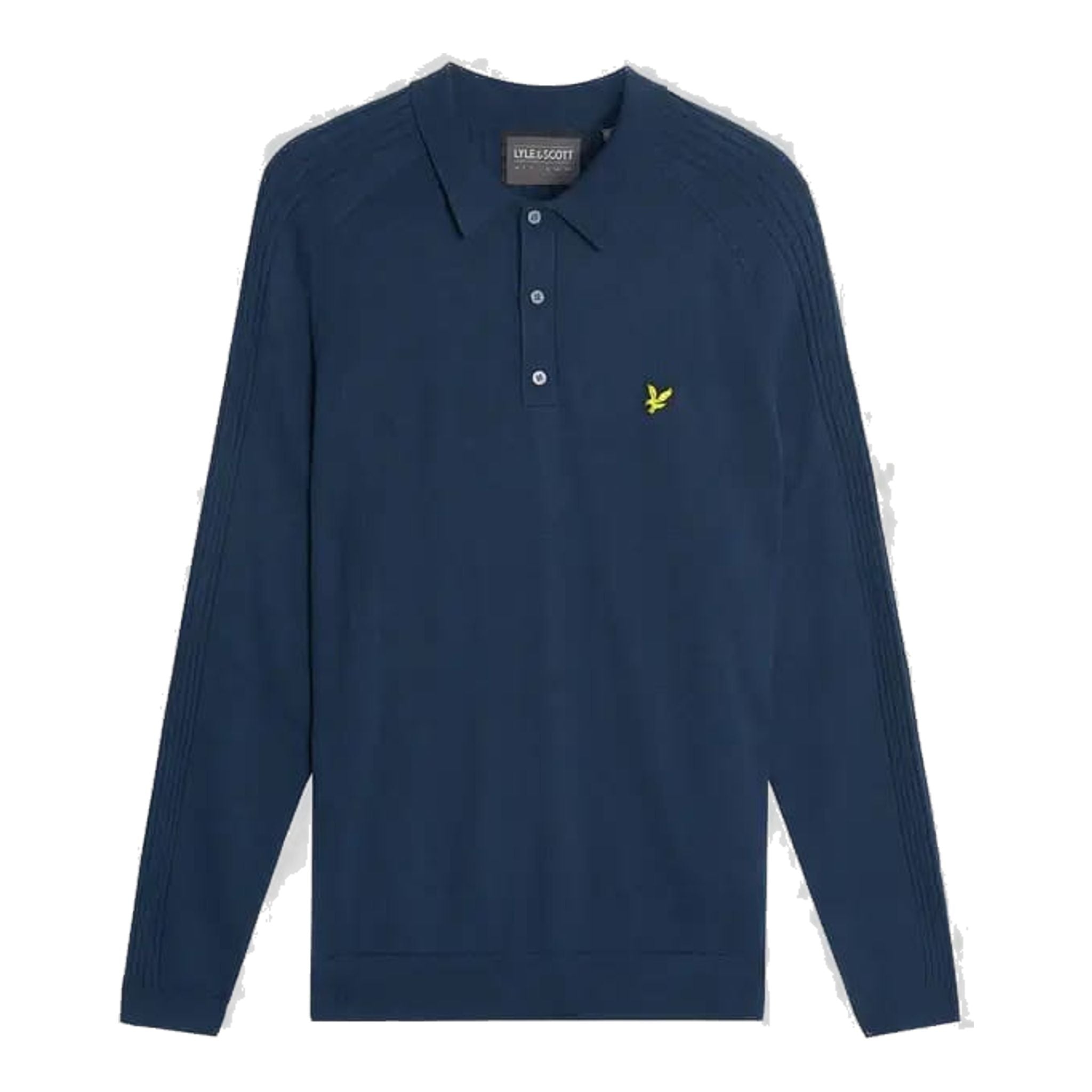 Lyle & Scott Golf Long Sleeve Knitted Polo Herren