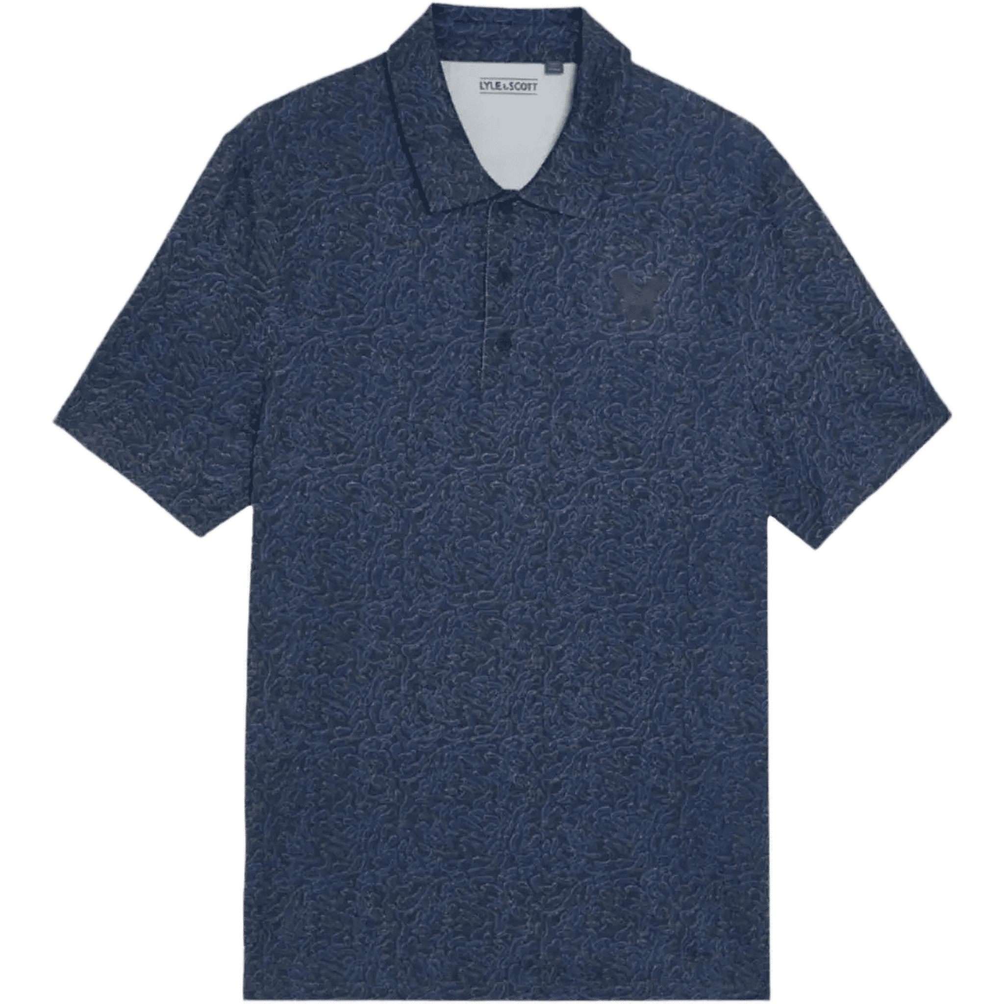 Lyle & Scott Golf Micro Contour Printed Polo Herren