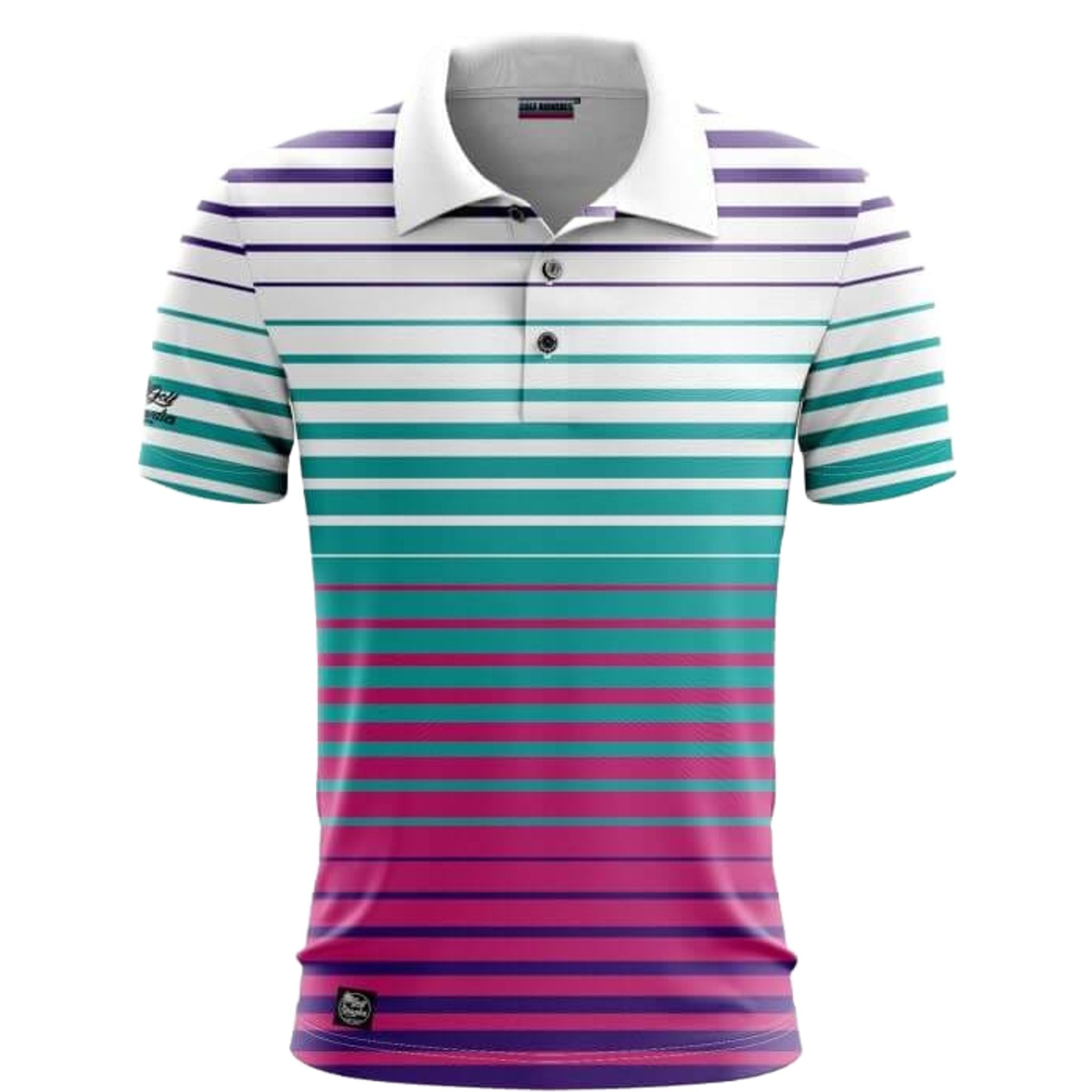 Golf Rowdies Stripes Polo Herren