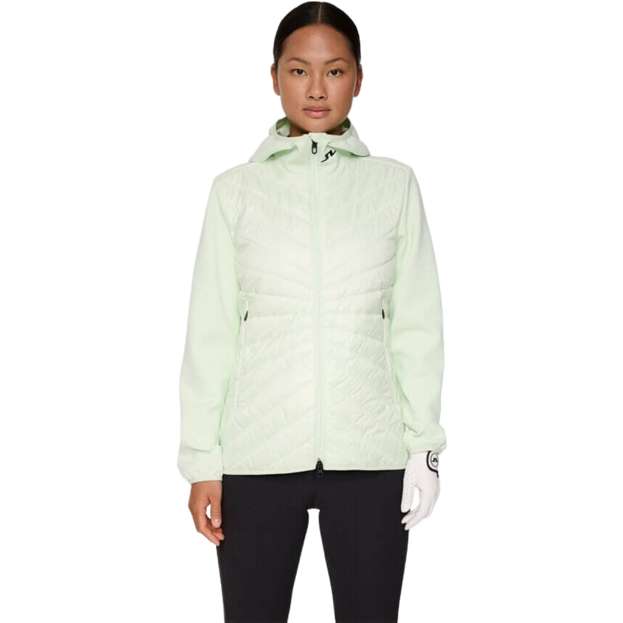 J. Lindeberg Madde Quilt Hybrid Kapuzenjacke Damen