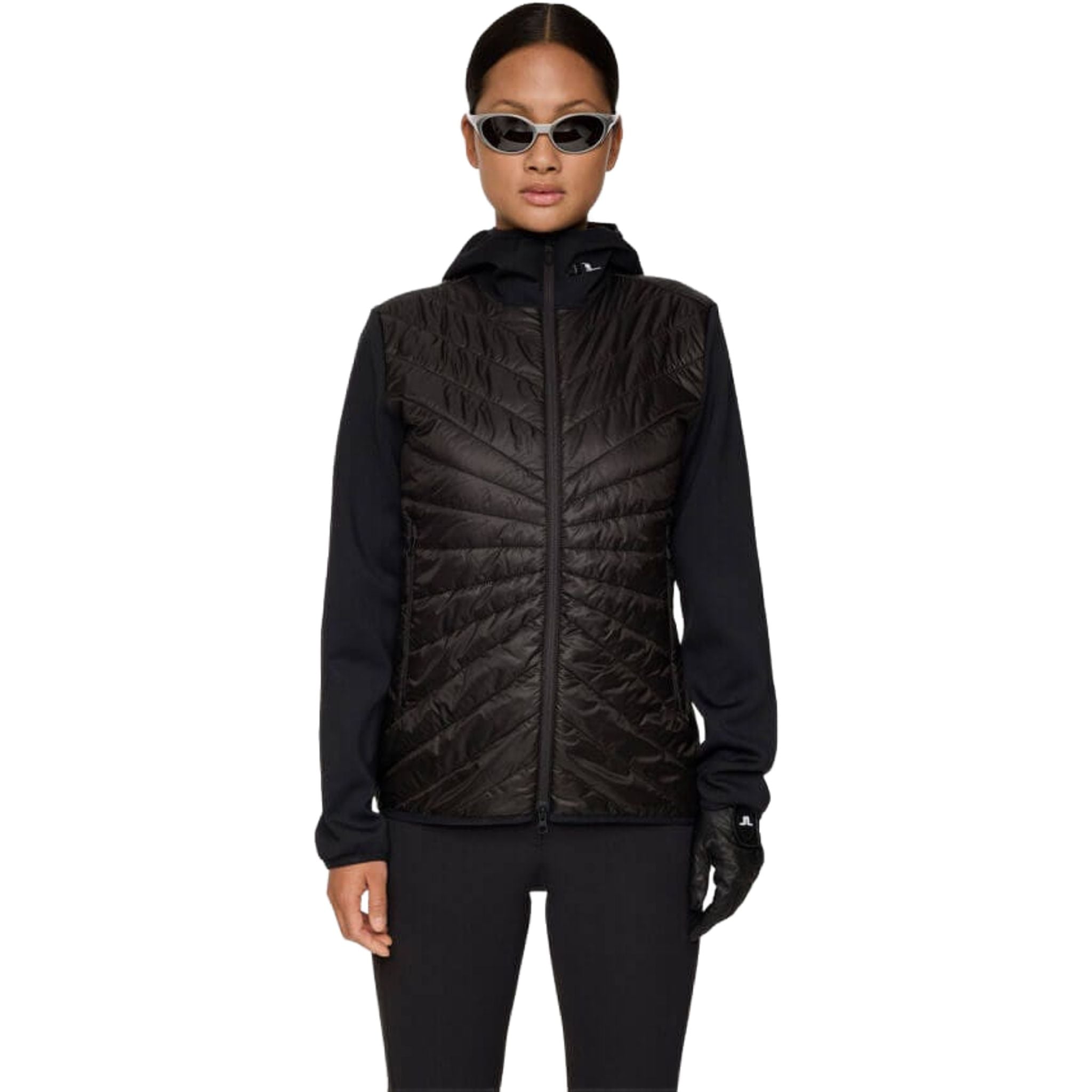 J. Lindeberg Madde Quilt Hybrid Kapuzenjacke Damen