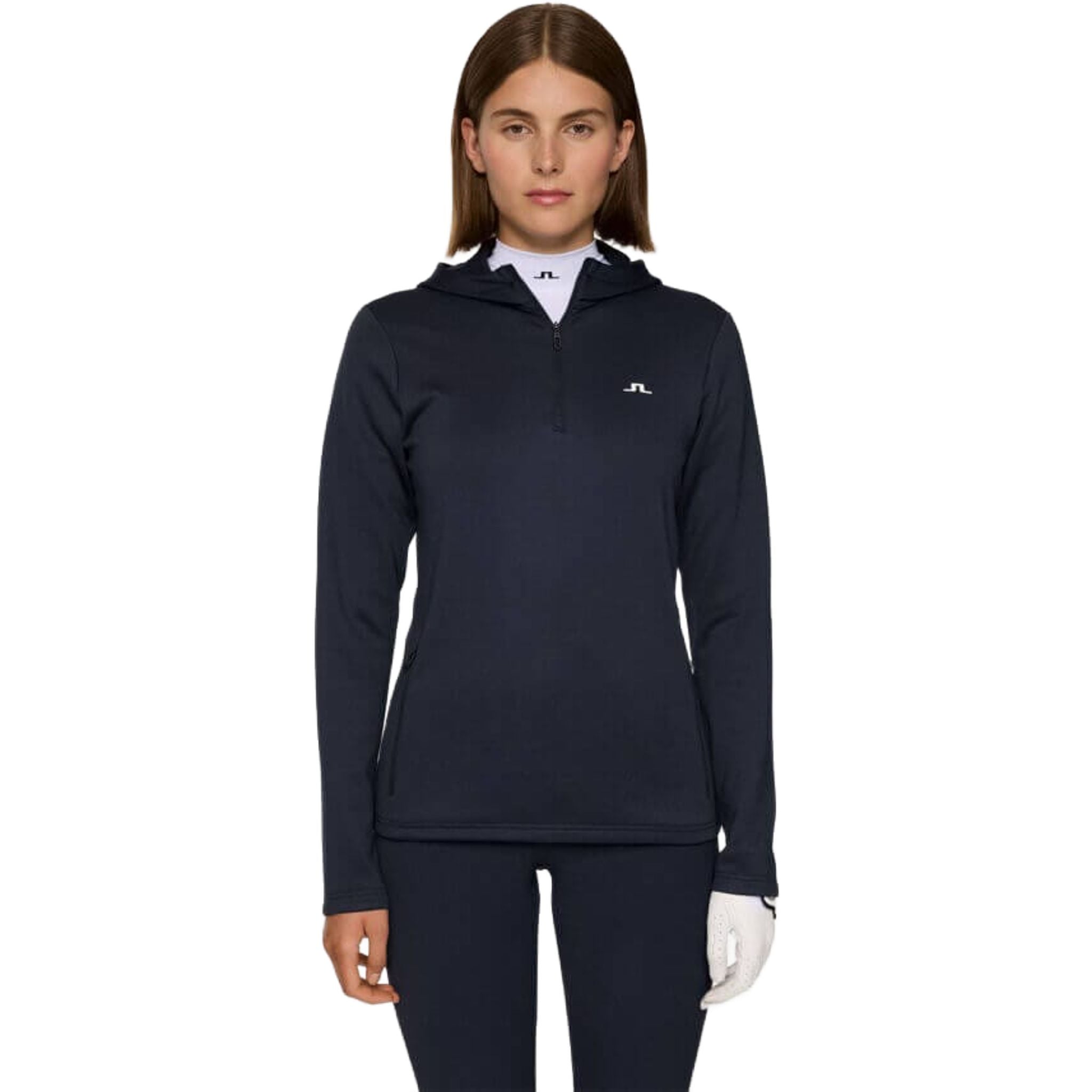 J. Lindeberg Aerialle Quarter Zip Kapuzenjacke Damen