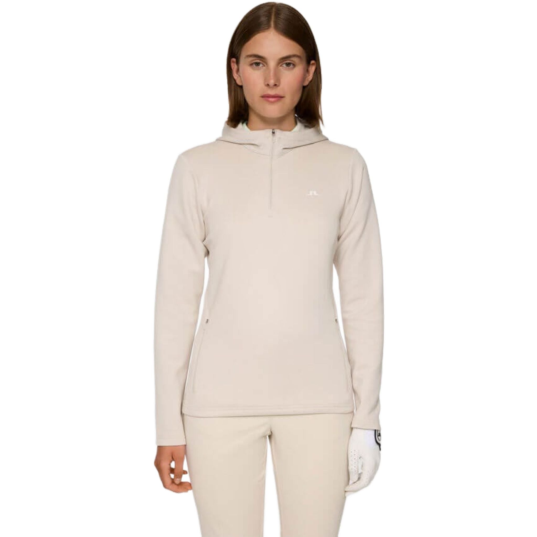 J. Lindeberg Aerialle Quarter Zip Kapuzenjacke Damen