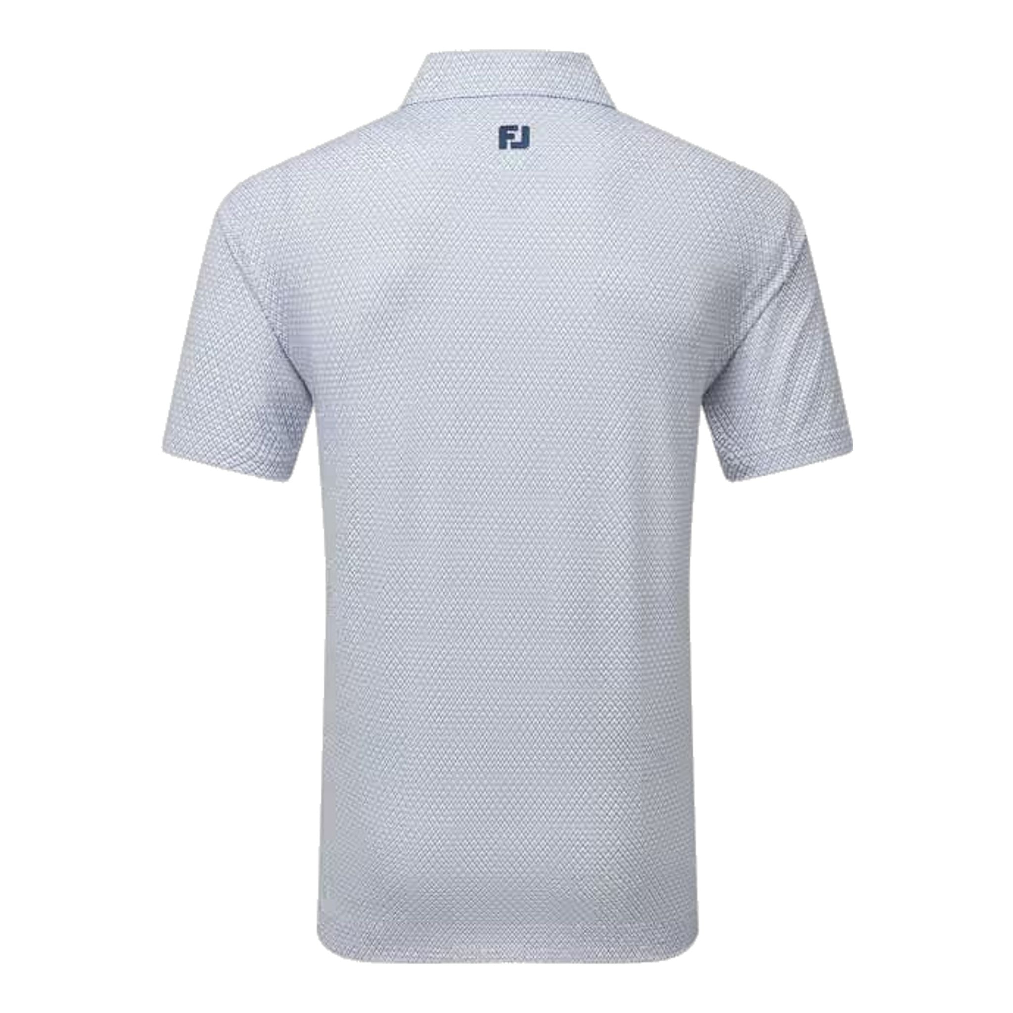 Footjoy Deco Diamond Print Lisle Polo Herren