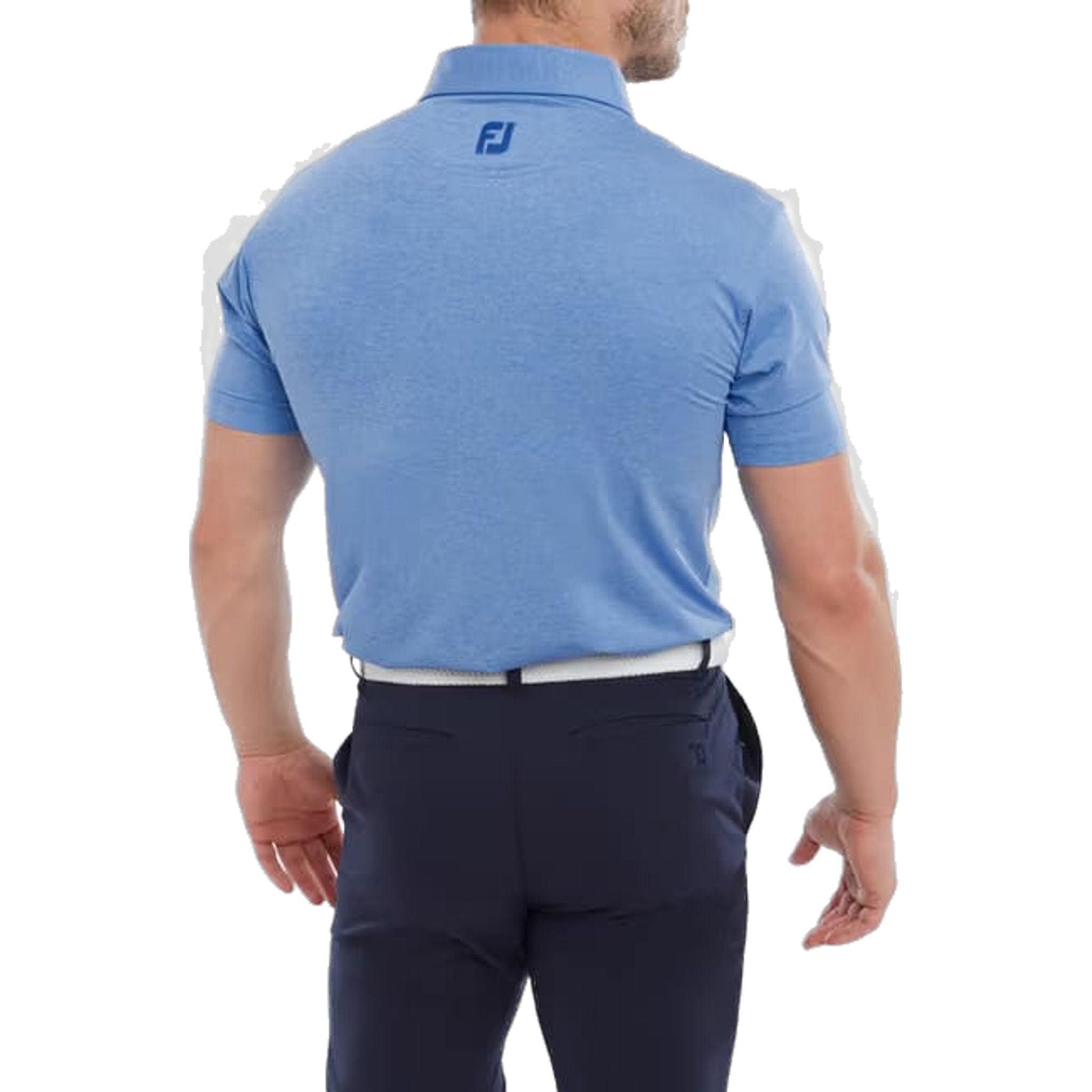 Footjoy Heather Self Collar Lisle Polo Herren