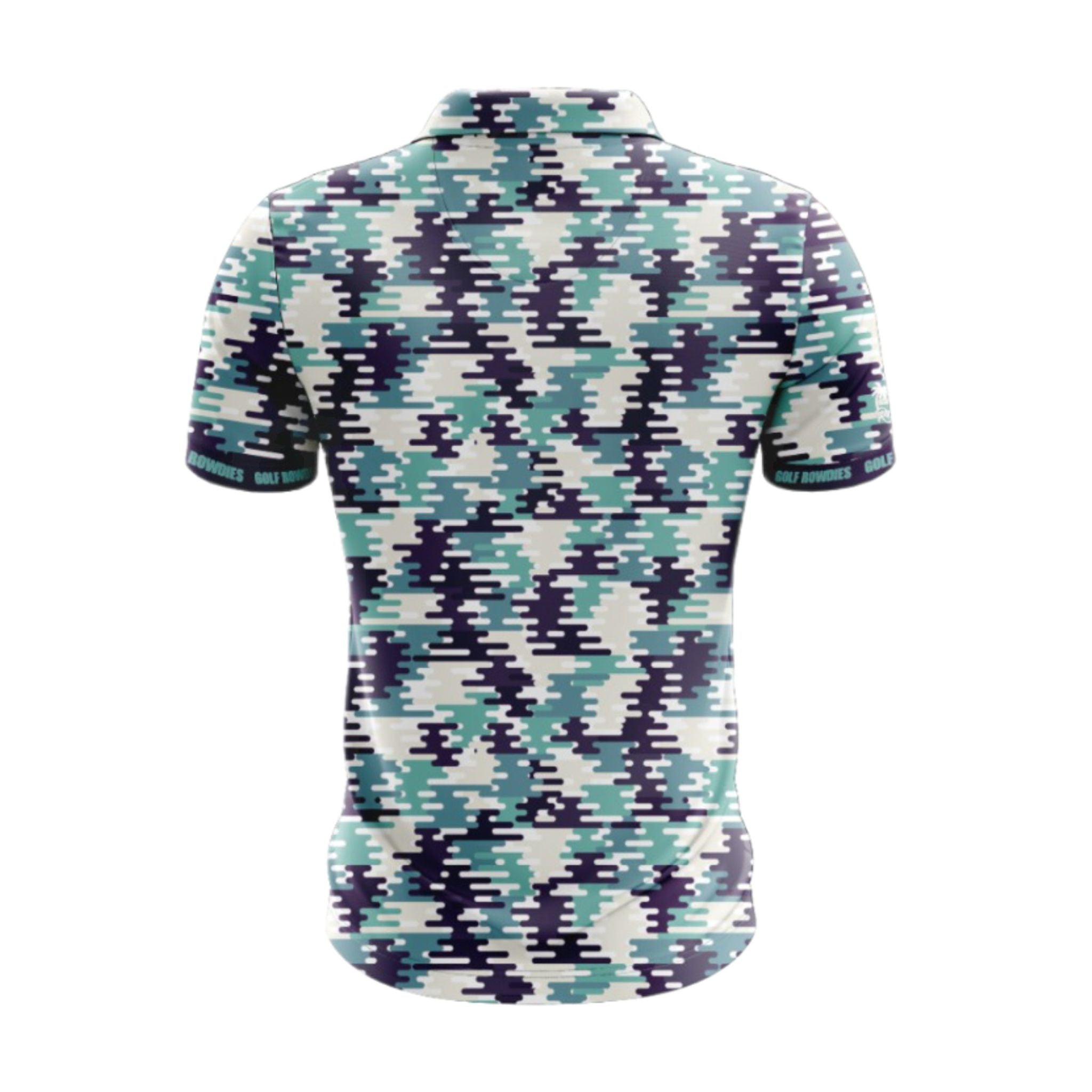 Golf Rowdies Camouflage Pixxel Polo Herren