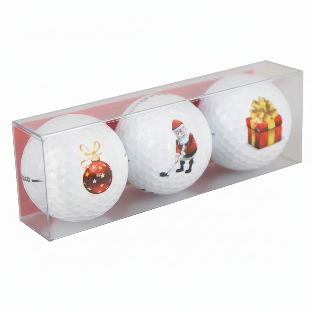 Sportiques Golfgeschenke Nikolaus Geschenk Golfbälle (3er Set)