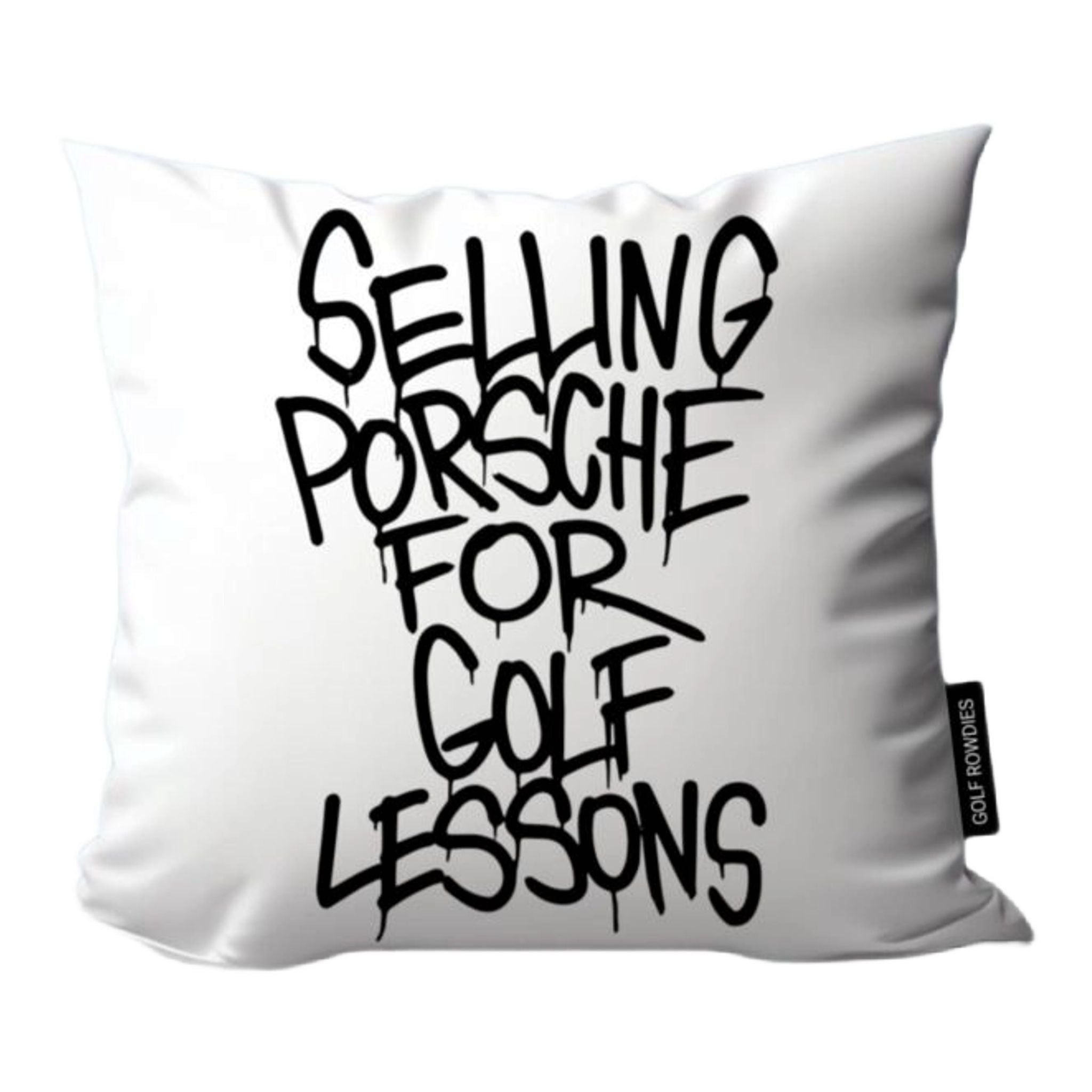 Golf Rowdies Selling Porsche for Golf Lessons Kissenhülle