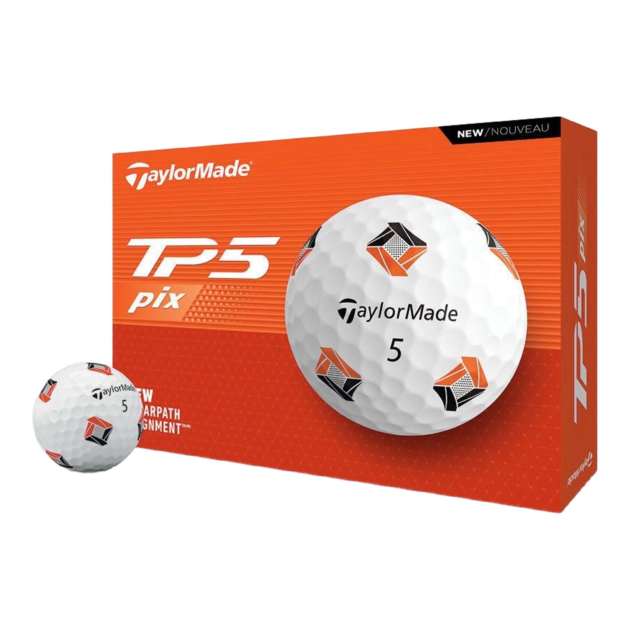 TaylorMade TP5 pix 3,0 Golfbälle