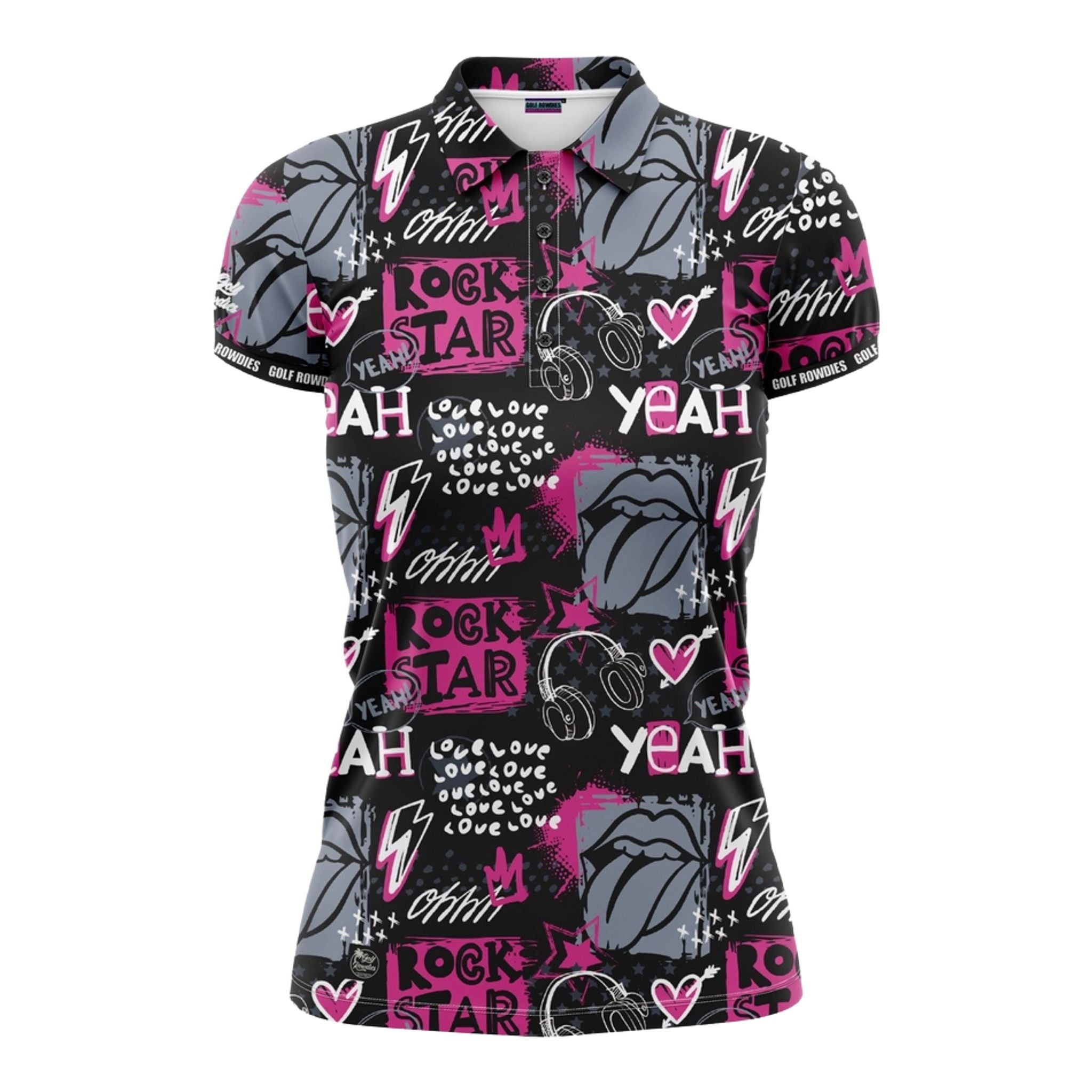 Golf Rowdies Rockstar Polo Damen