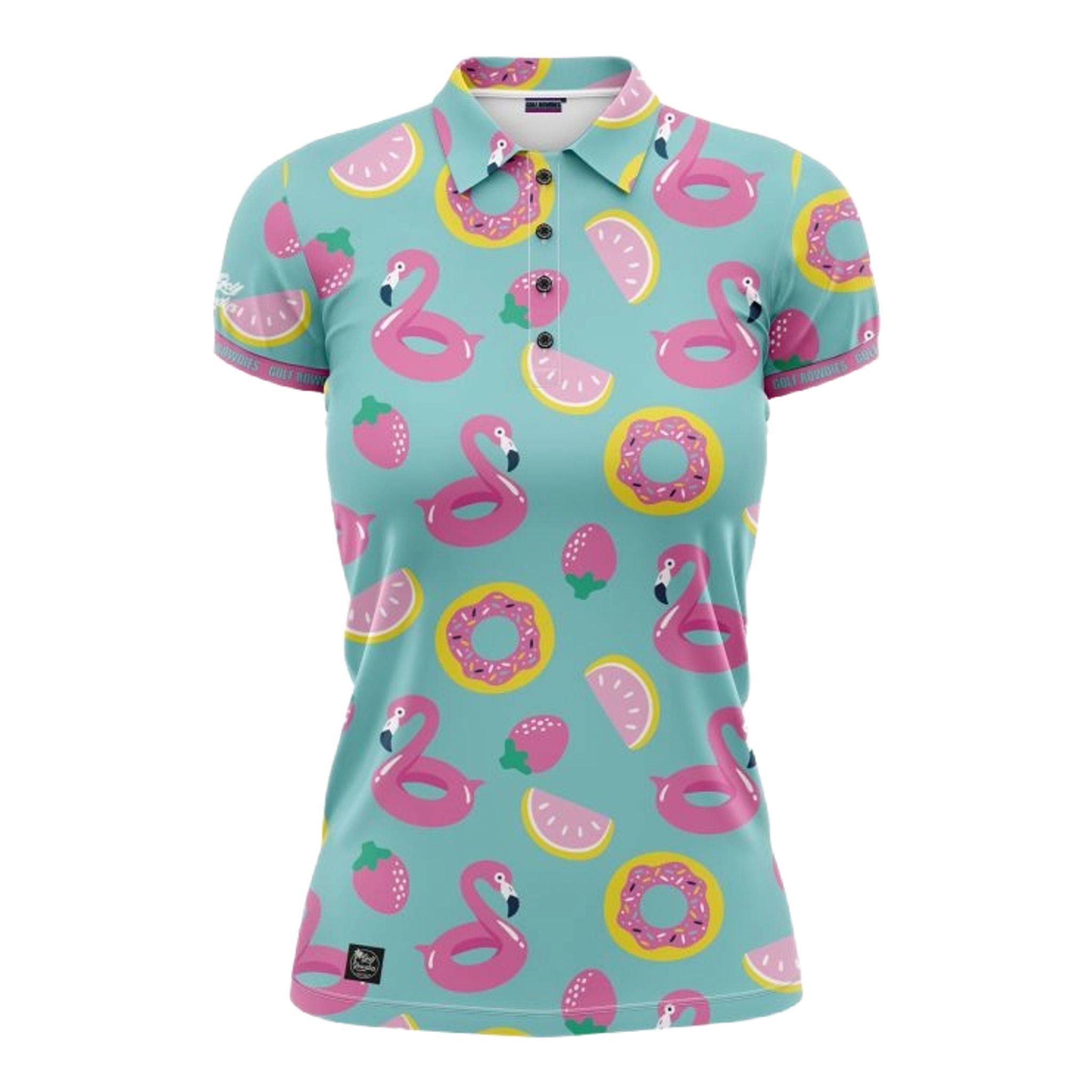 Golf Rowdies Donut Polo Shirt Dámské