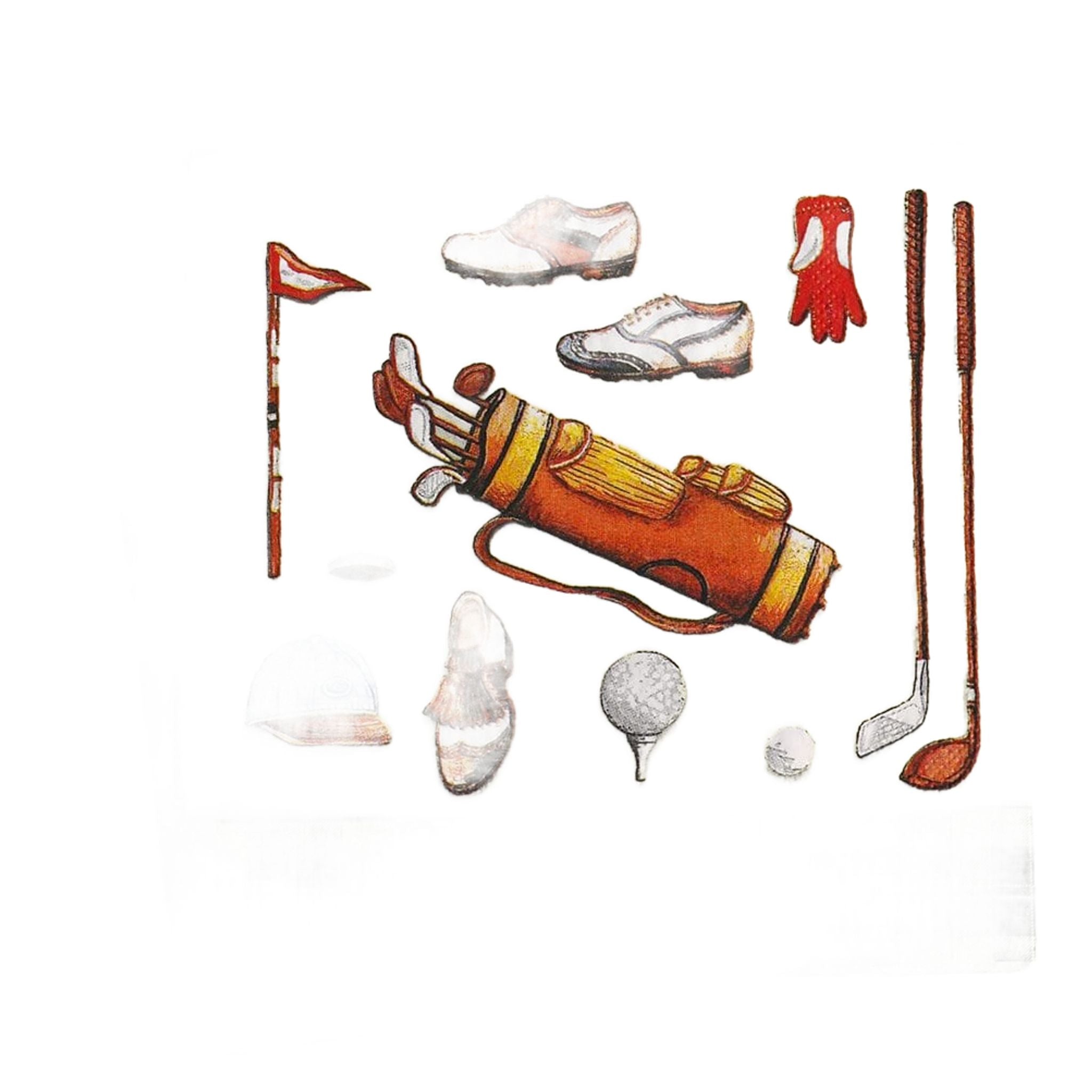 Sportiques Golfgeschenke Golf Servietten