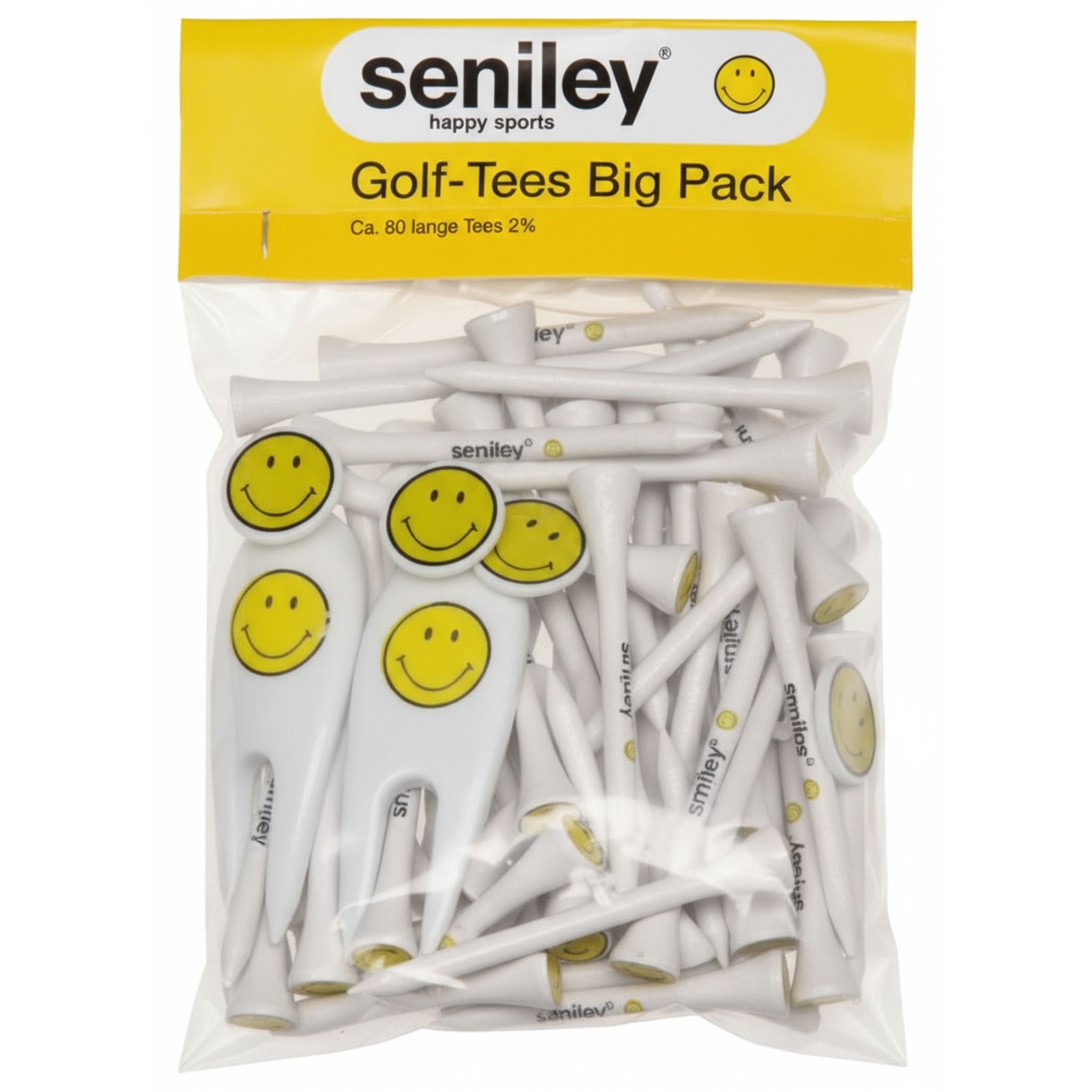Sportiques Golfgeschenke Smiley (Ball & Tees)