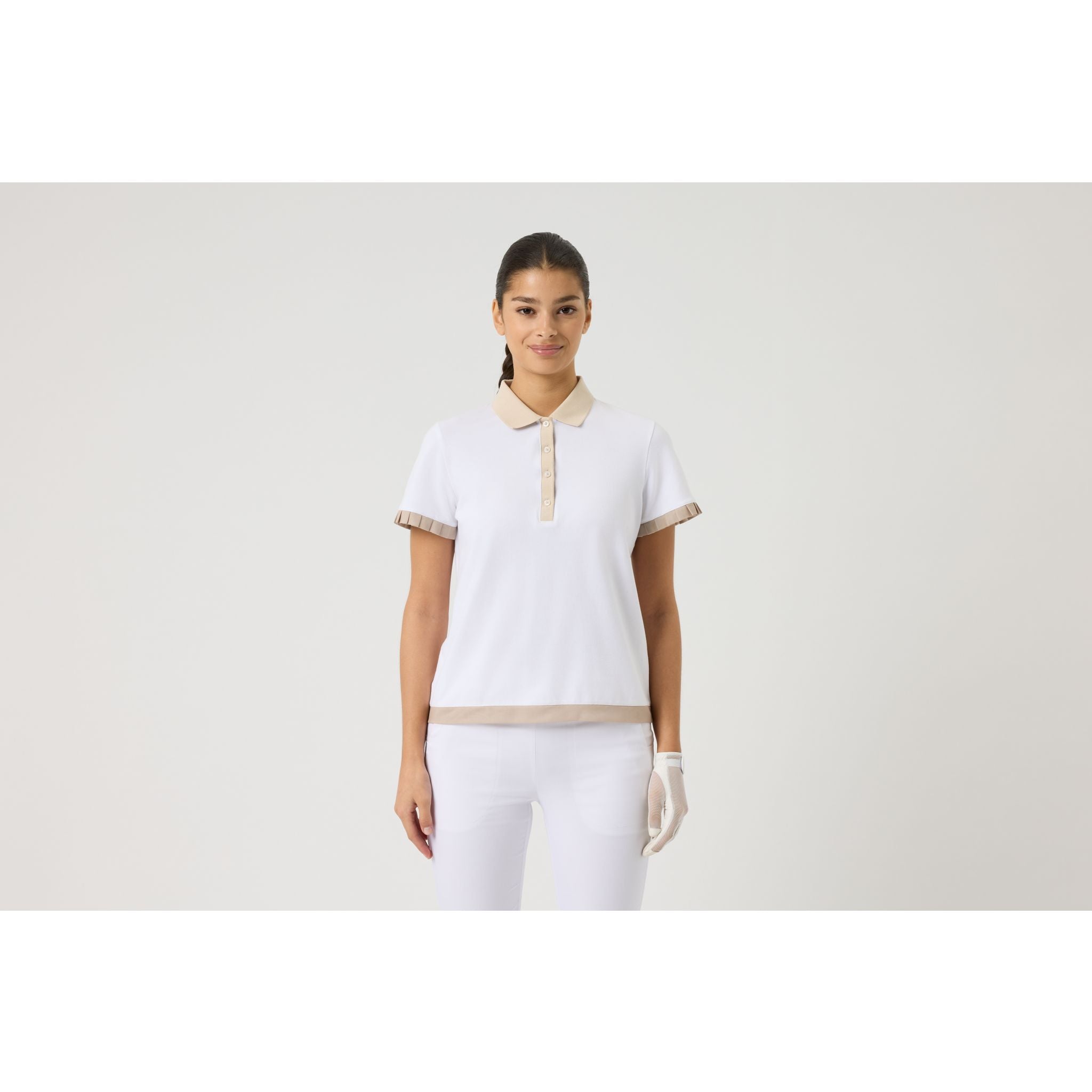 Daily Sports Pleat SS Poloshirt Damen