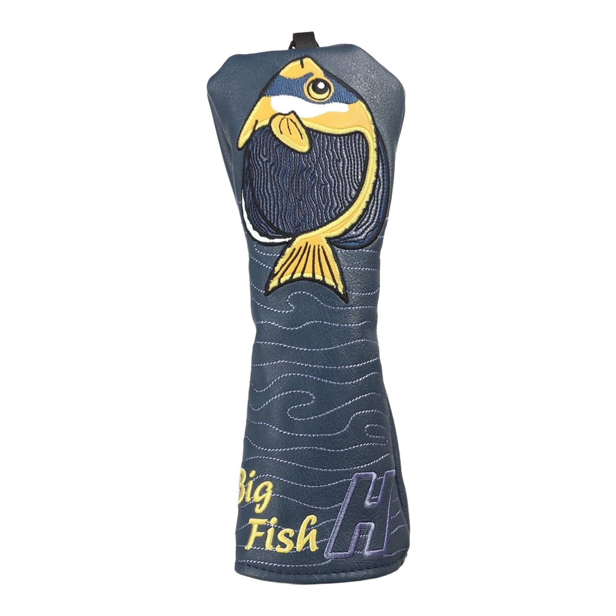 Emroydered Headcovers Big Fish Hybrid Headcover