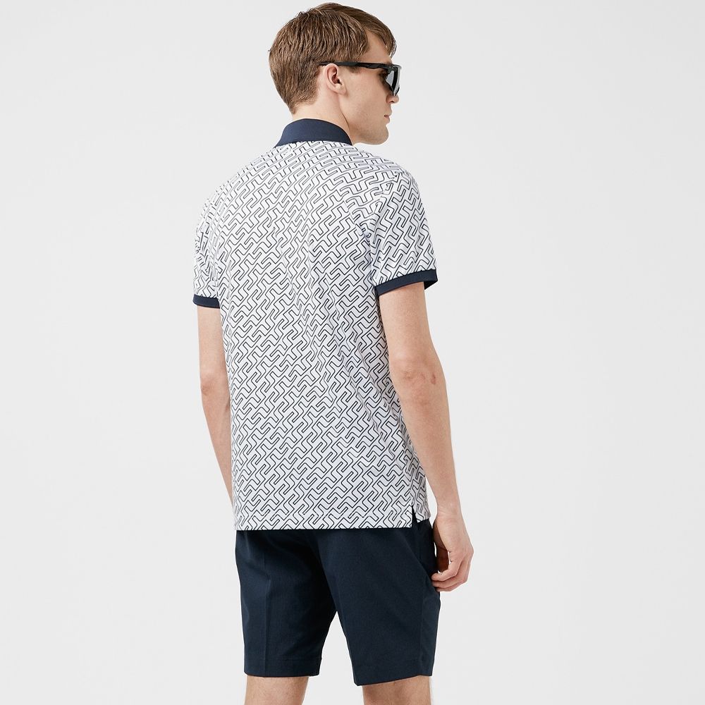 J. Lindeberg Tour Tech Print Polo Herren