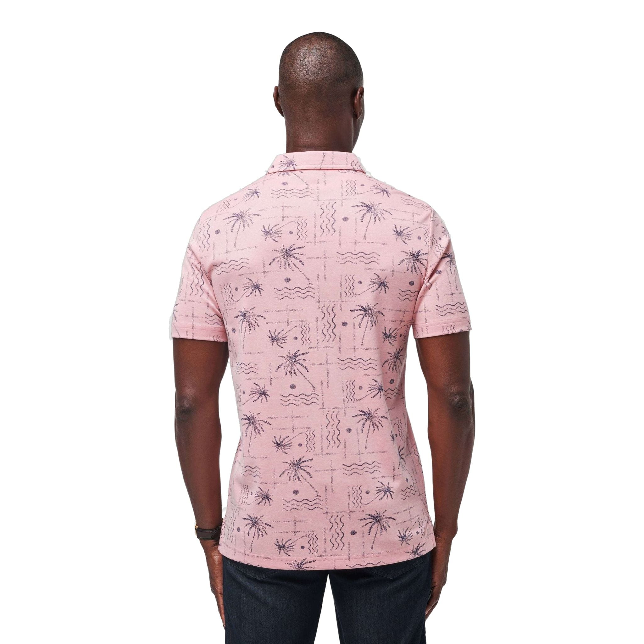 Travis Mathew Coconut Palm Poloshirt Herren