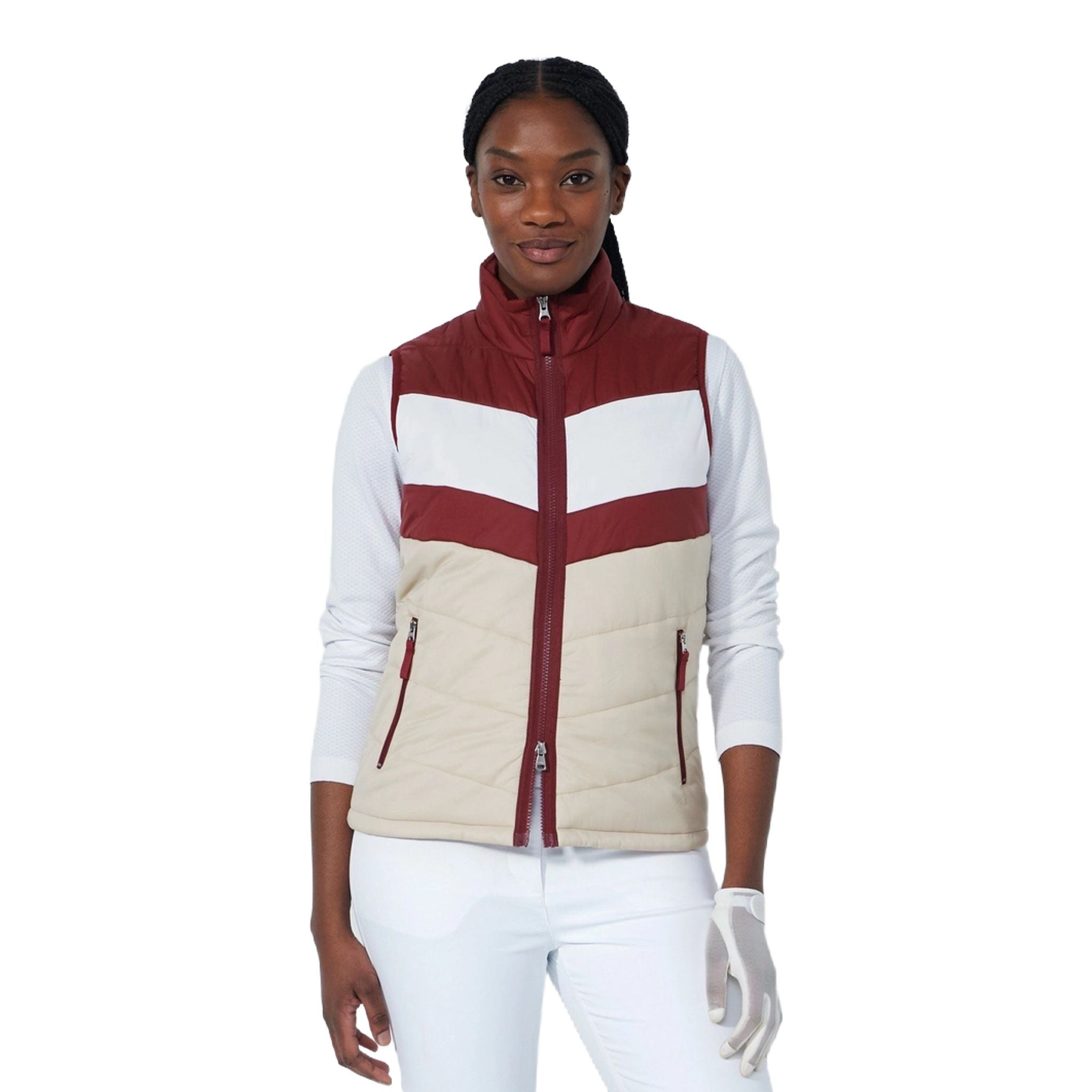 Daily Sports Blockstriped Padded Weste Damen