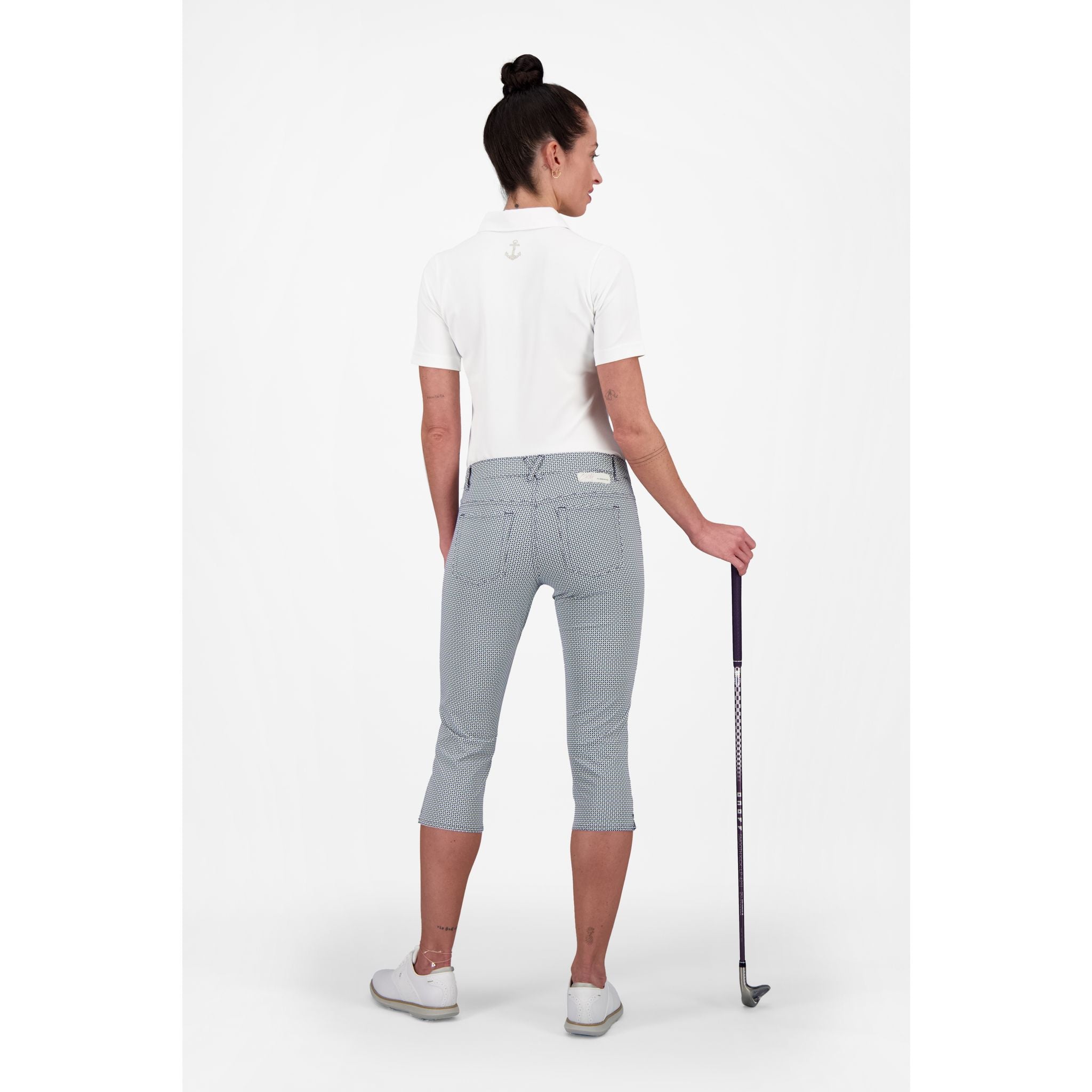 Dámské golfové šortky Alberto Monac WR Print