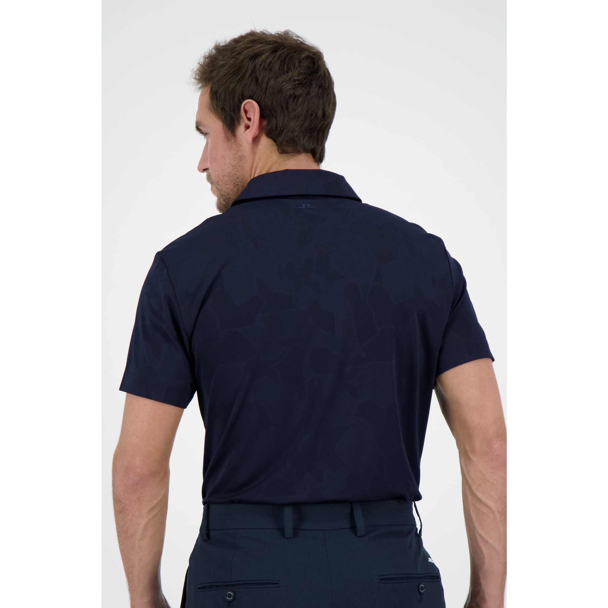 J. Lindeberg M Clide Regular Fit SS Polo JL Navy Herren