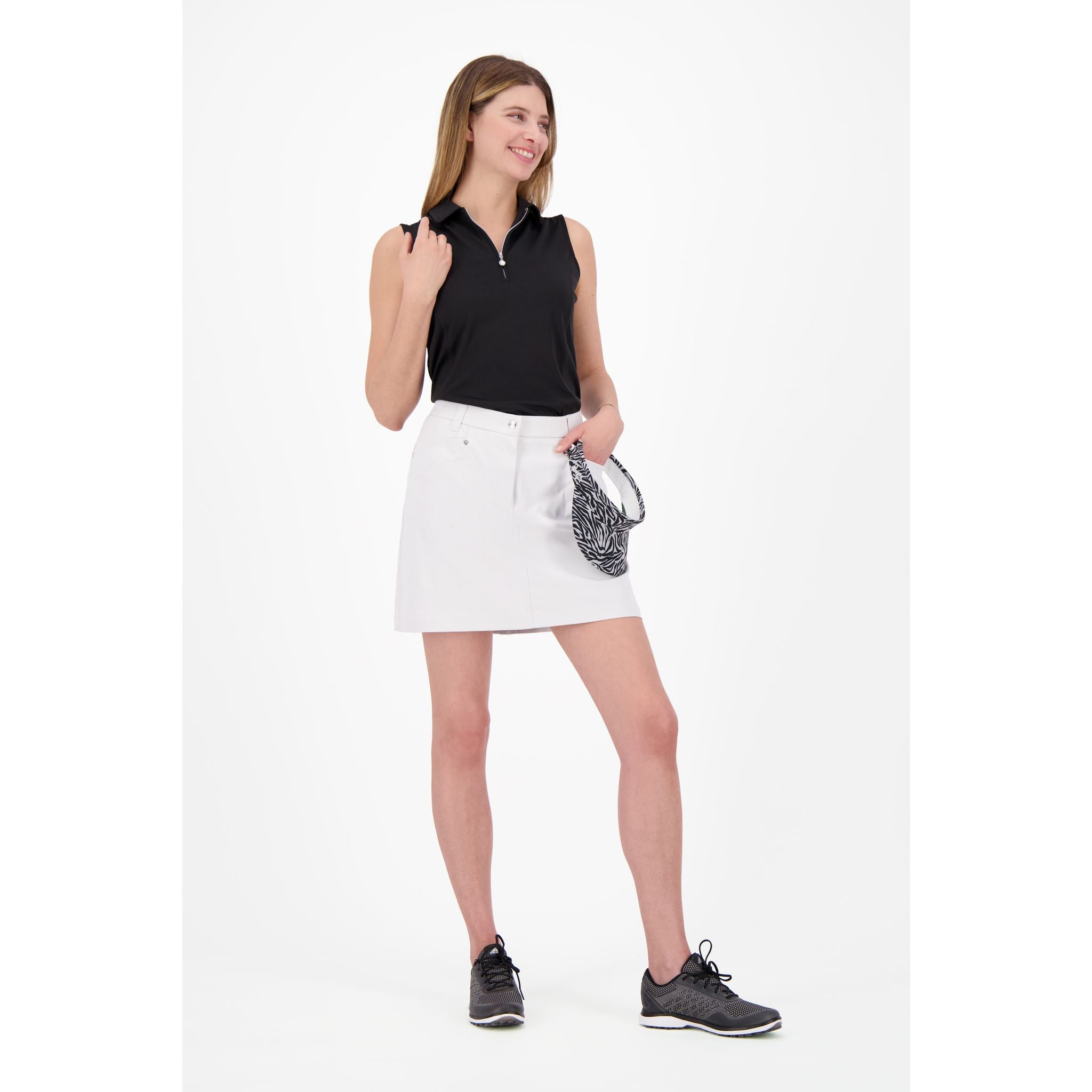 Daily Sports Macy SL Polo Black Damen
