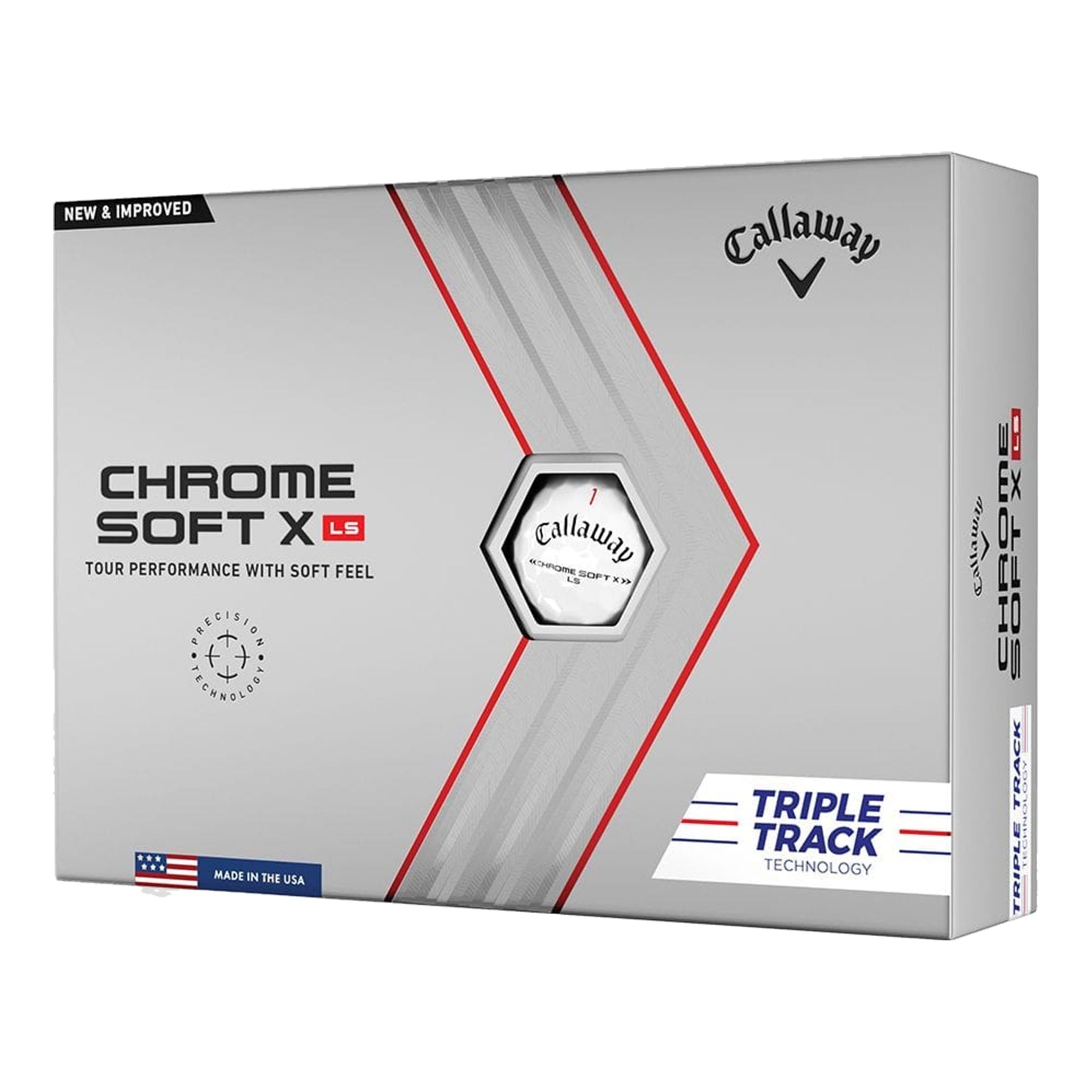 Golfové míčky Callaway Chrome Soft X LS (2022)
