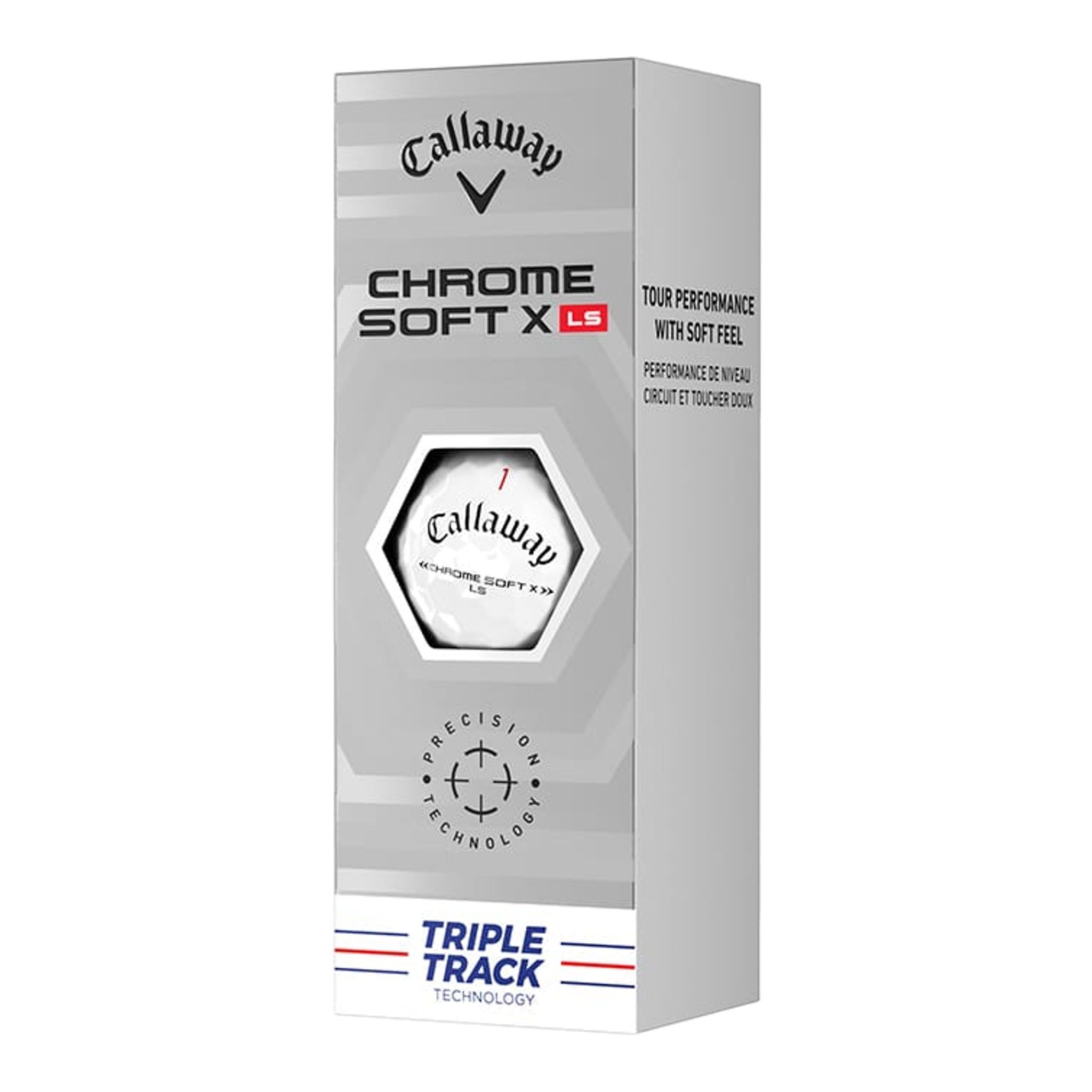 Golfové míčky Callaway Chrome Soft X LS (2022)