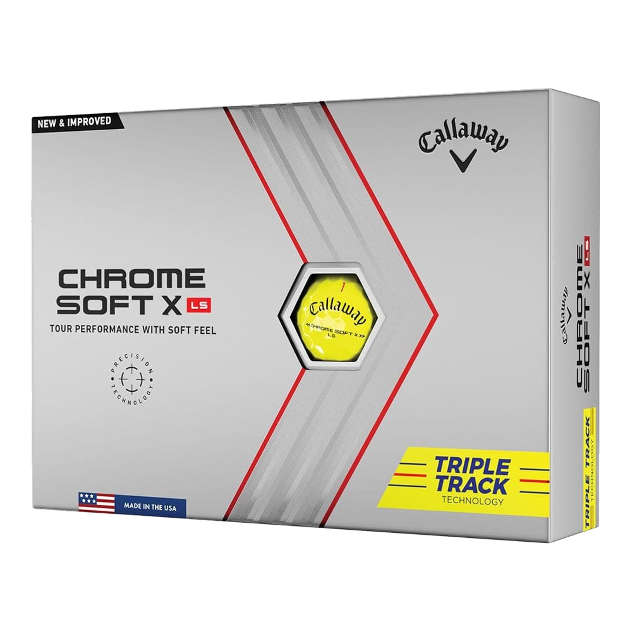 Golfové míčky Callaway Chrome Soft X LS (2022)