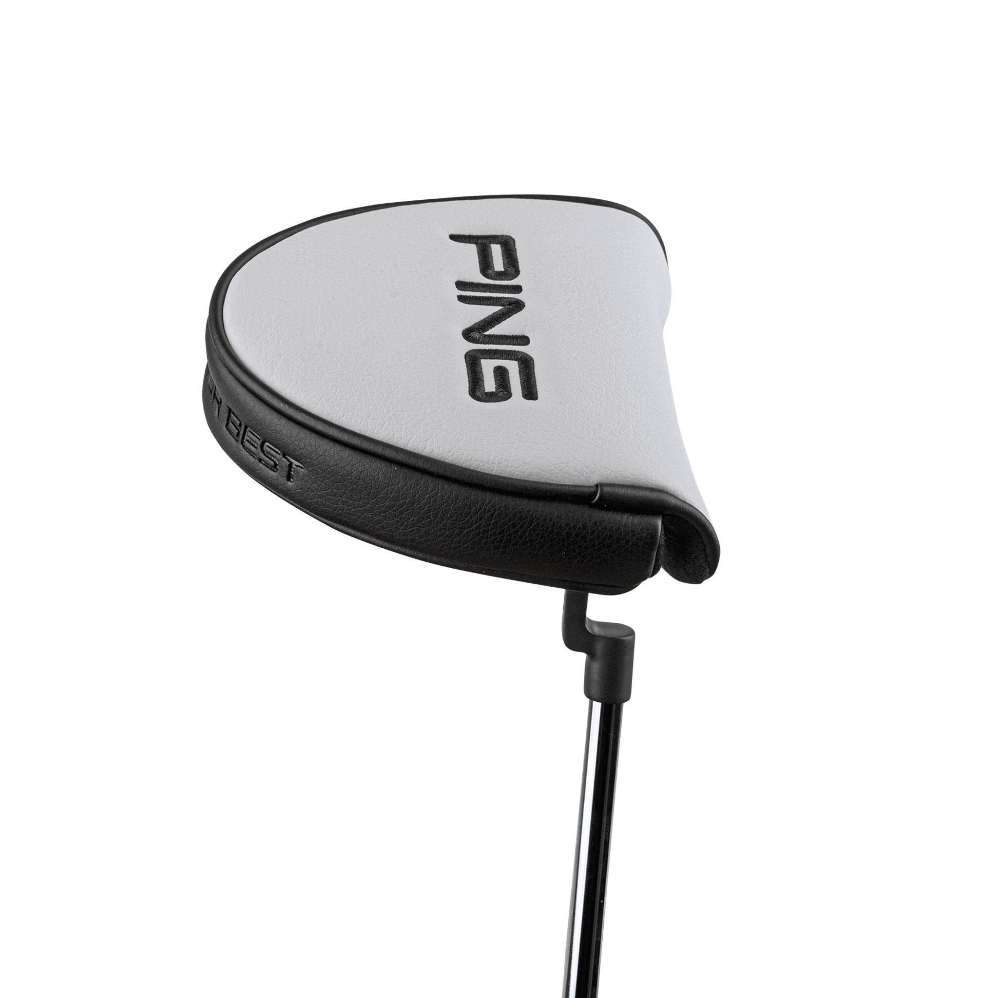 Ping Mallet Putter Core Headcover Weiss/Schwarz