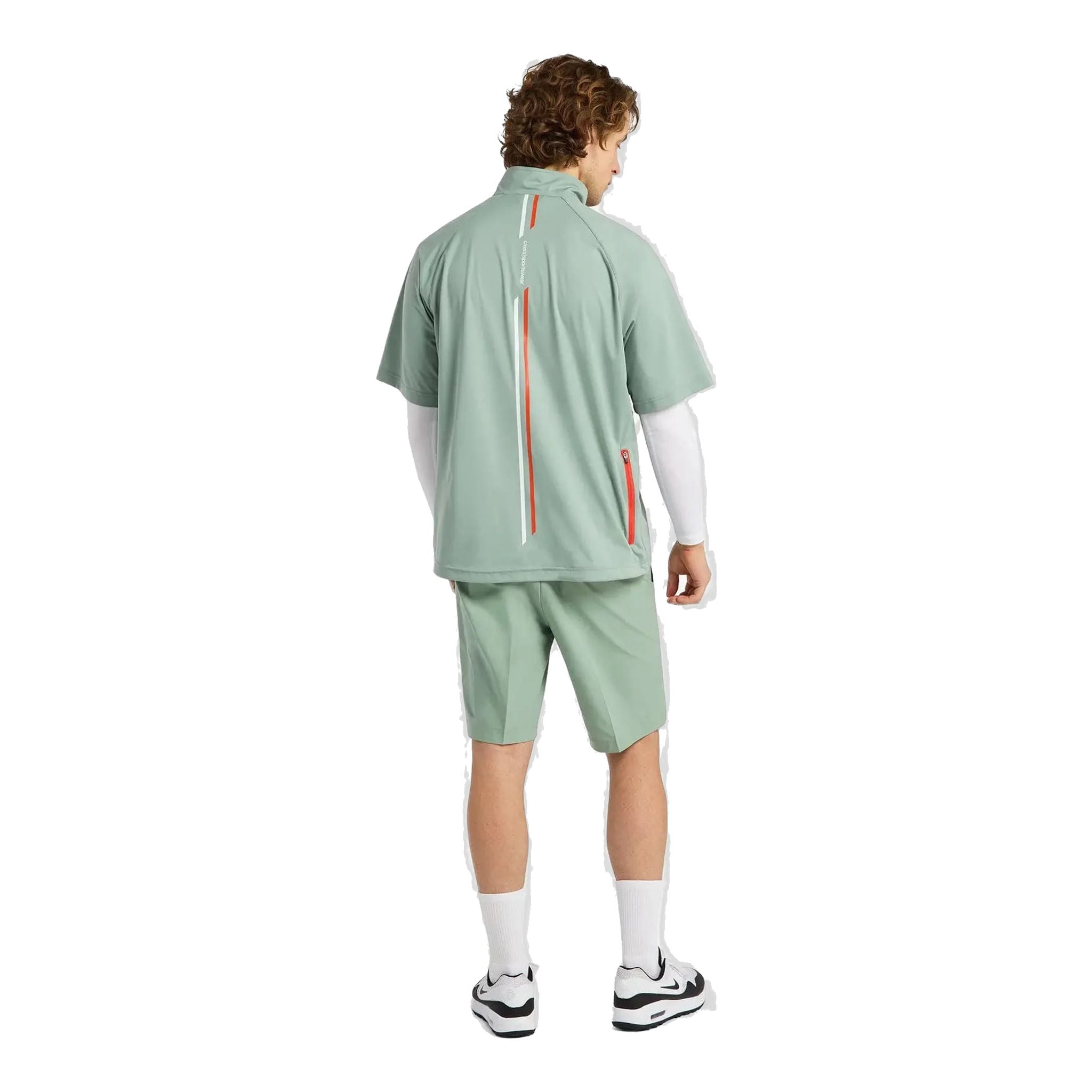 Pánský větrný svetr Cross Sportswear s krátkým rukávem