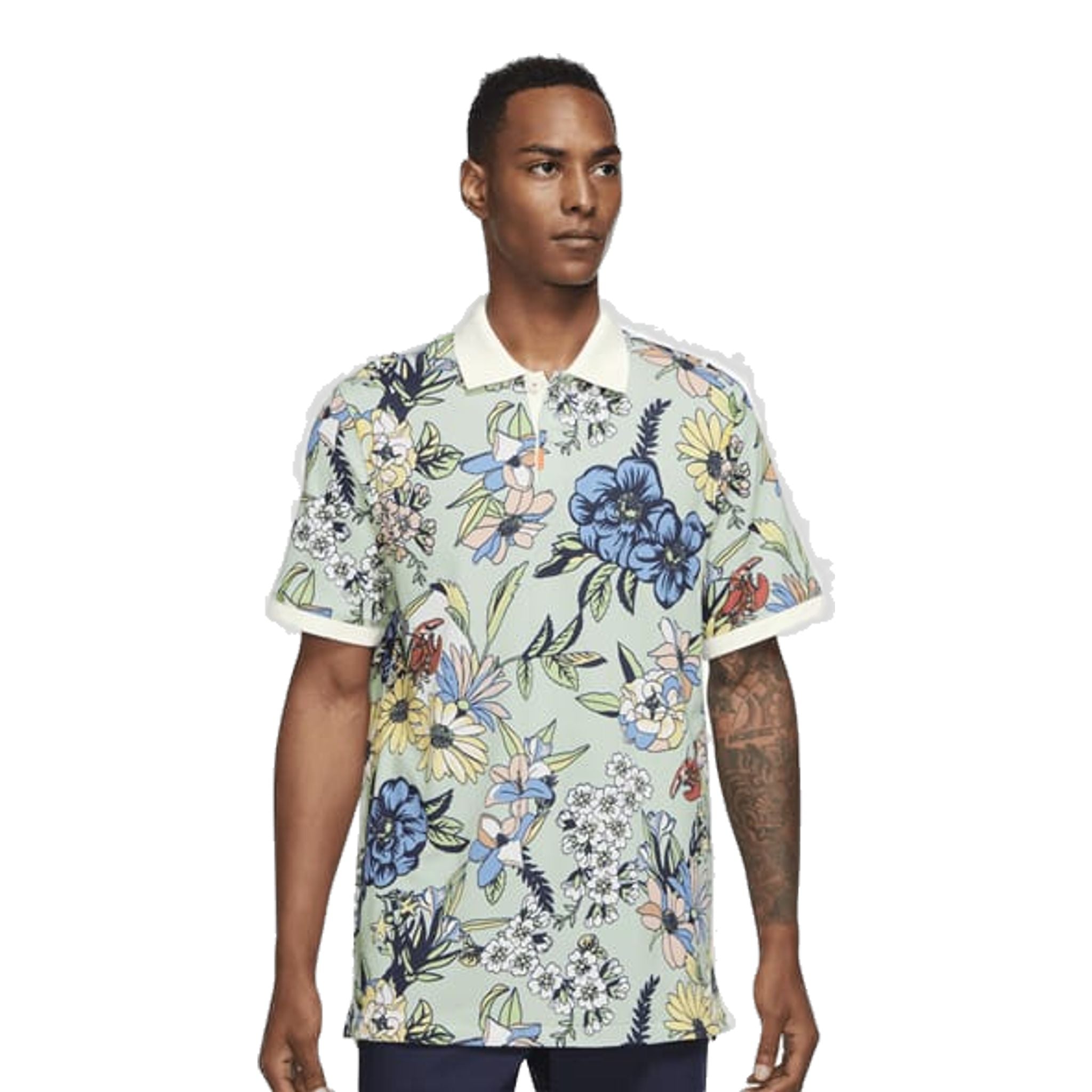 Nike Floral Printed Golfpolo Herren