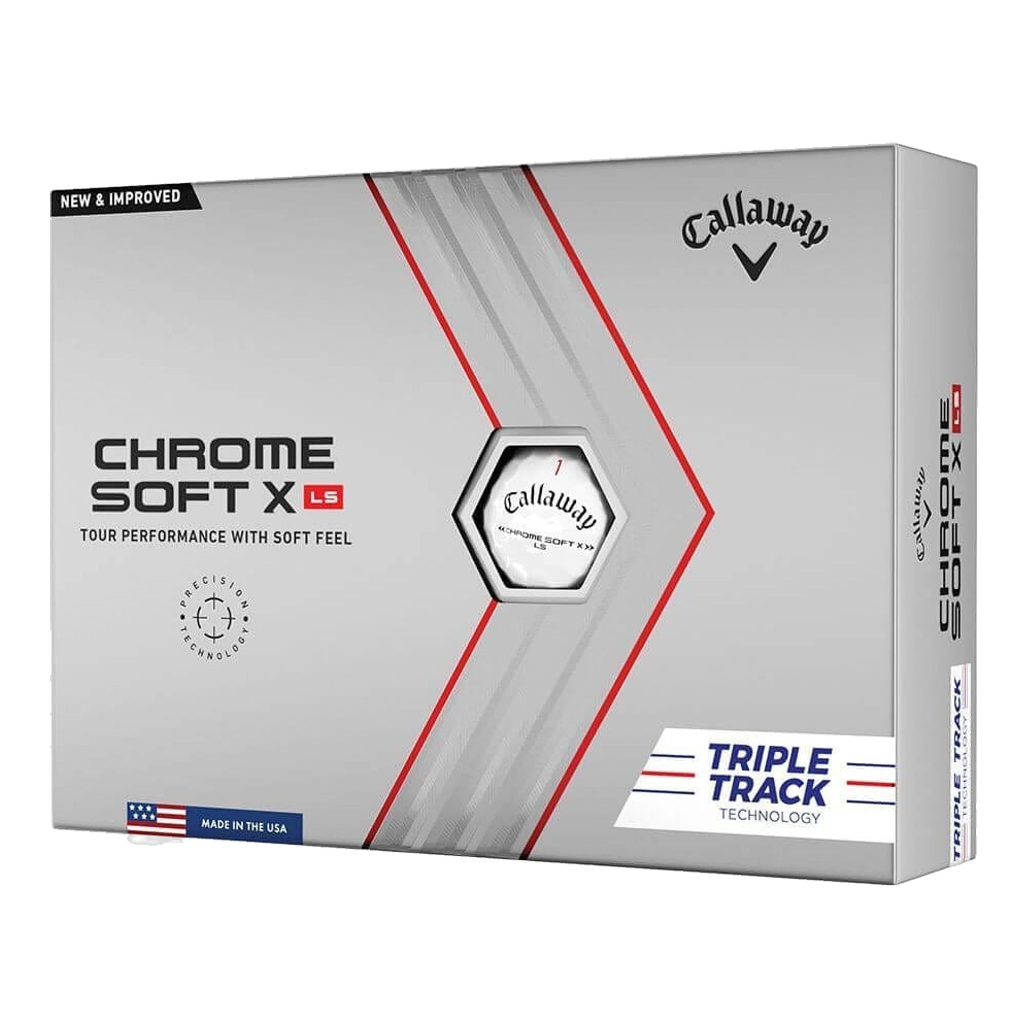 Golfové míčky Callaway Chrome Soft X LS (2022)