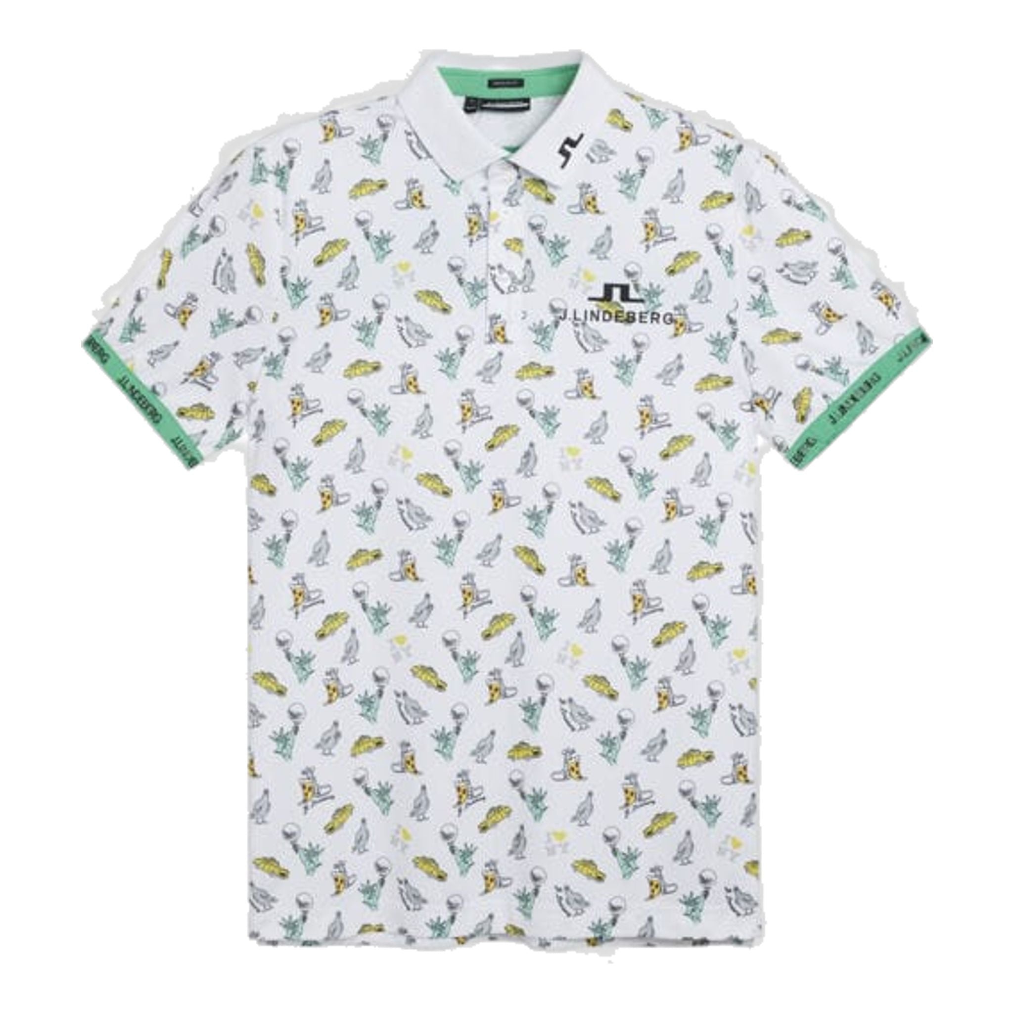 J. Lindeberg KV Print Poloshirt Herren