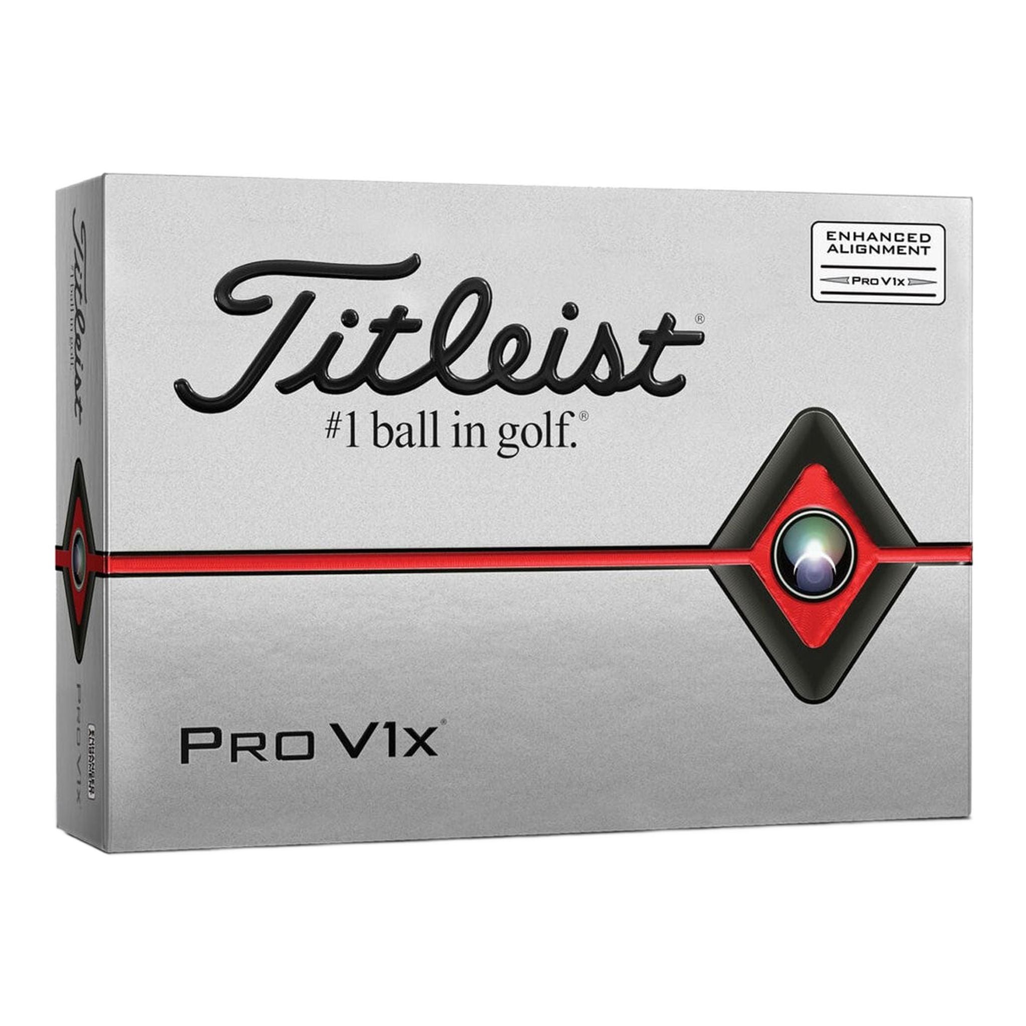 Titleist Pro V1x Aim (19) [12Balls] White