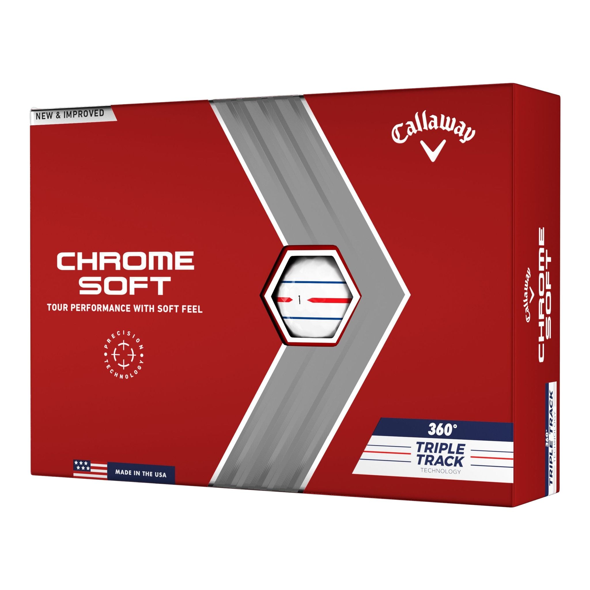 Callaway Chrome Soft (22) [12 Balls] Triple Track 360