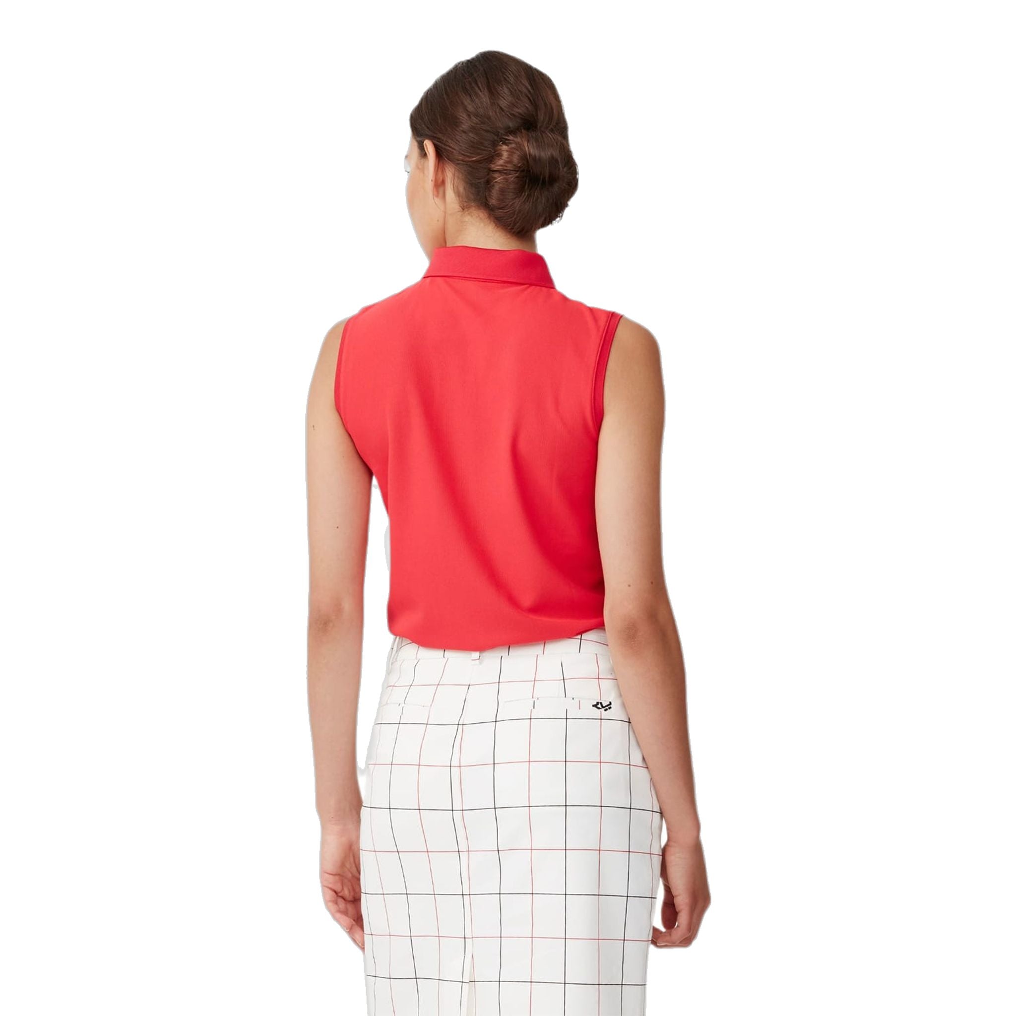 Röhnisch Soft Func Golf Polo Ärmellos Rot Damen Damen